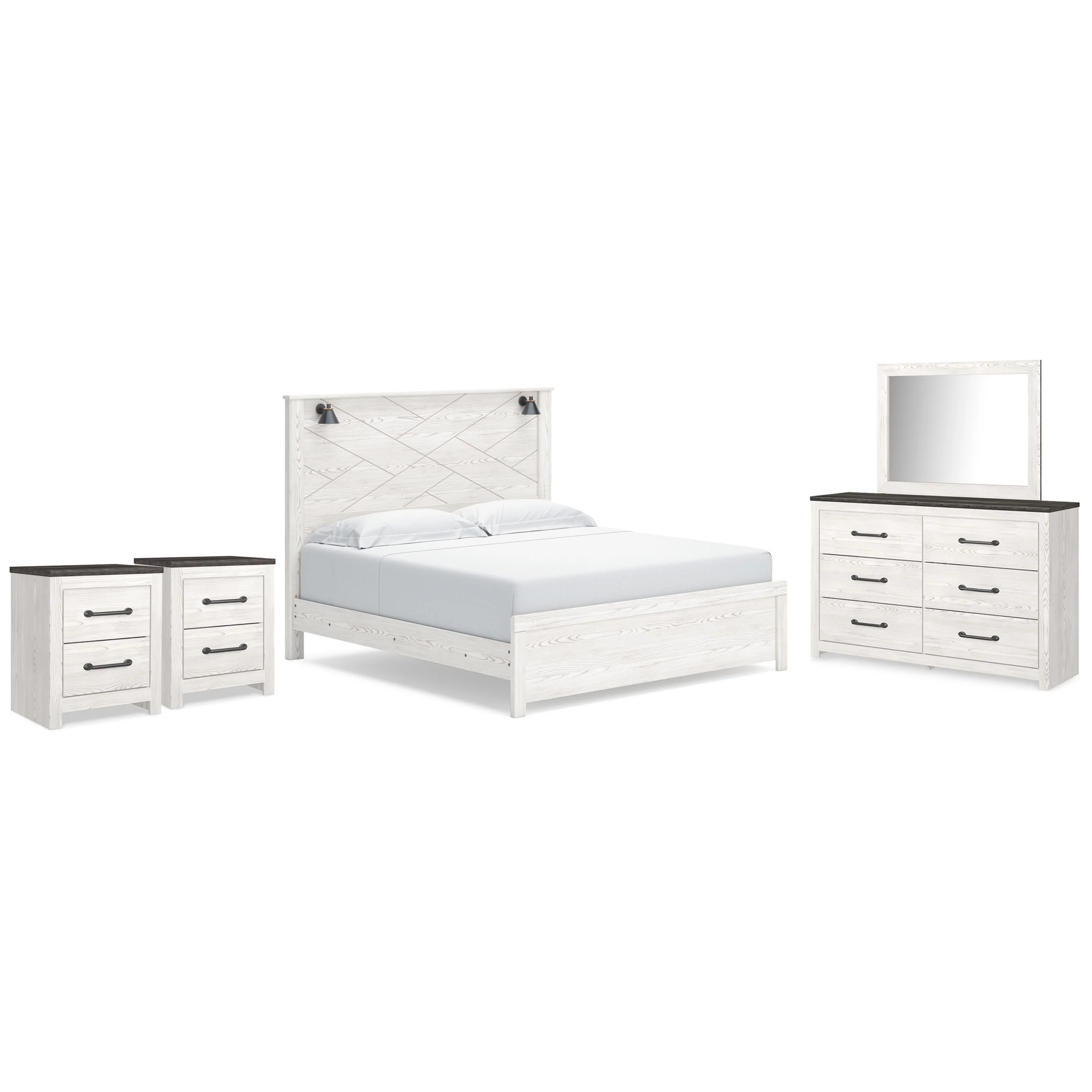 Signature Design by Ashley Gerridan B1190B31 7 pc King Panel Bedroom Set - Image 1