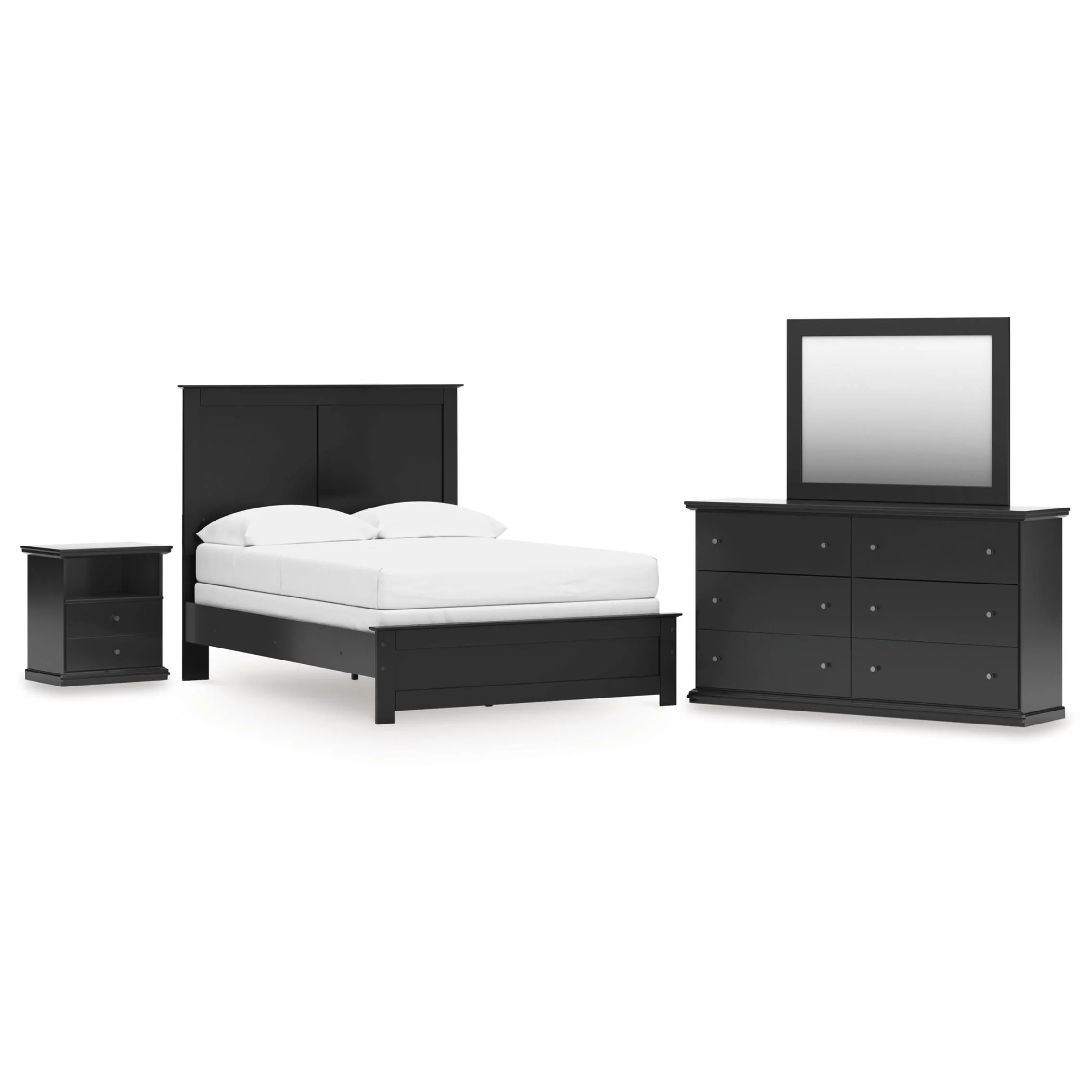 Signature Design by Ashley Maribel B138B78 6 pc Full Panel Bedroom Set - Image 1