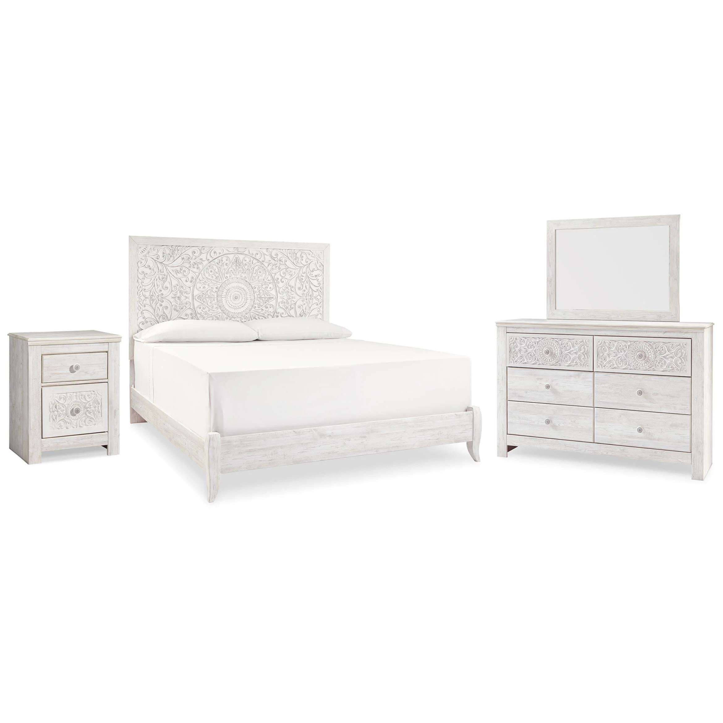 Signature Design by Ashley Paxberry B181B33 5 pc King Panel Bedroom Set - Image 1