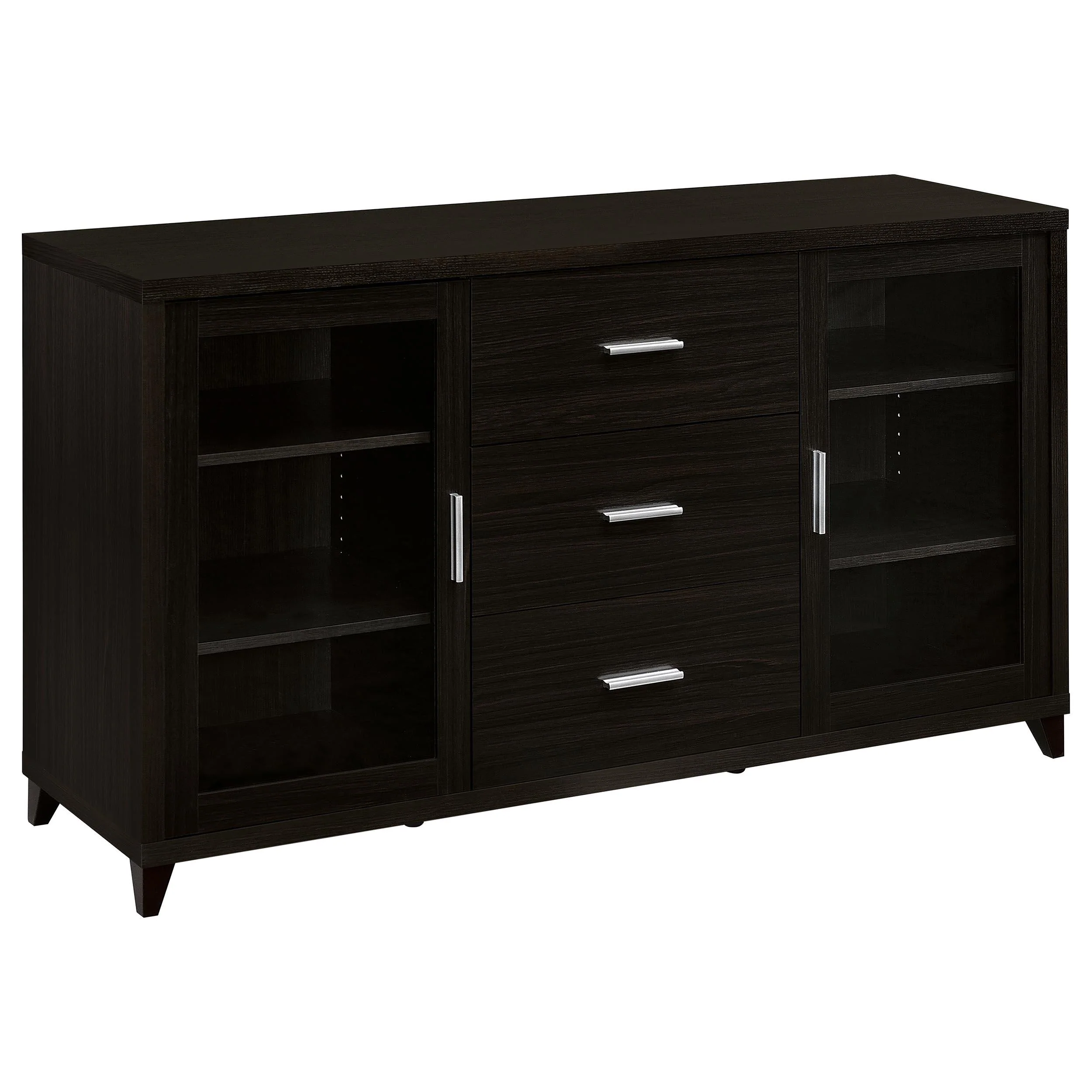 Coaster Furniture Lewes 700881 2-door Engineered Wood 60″ TV Stand – Cappuccino