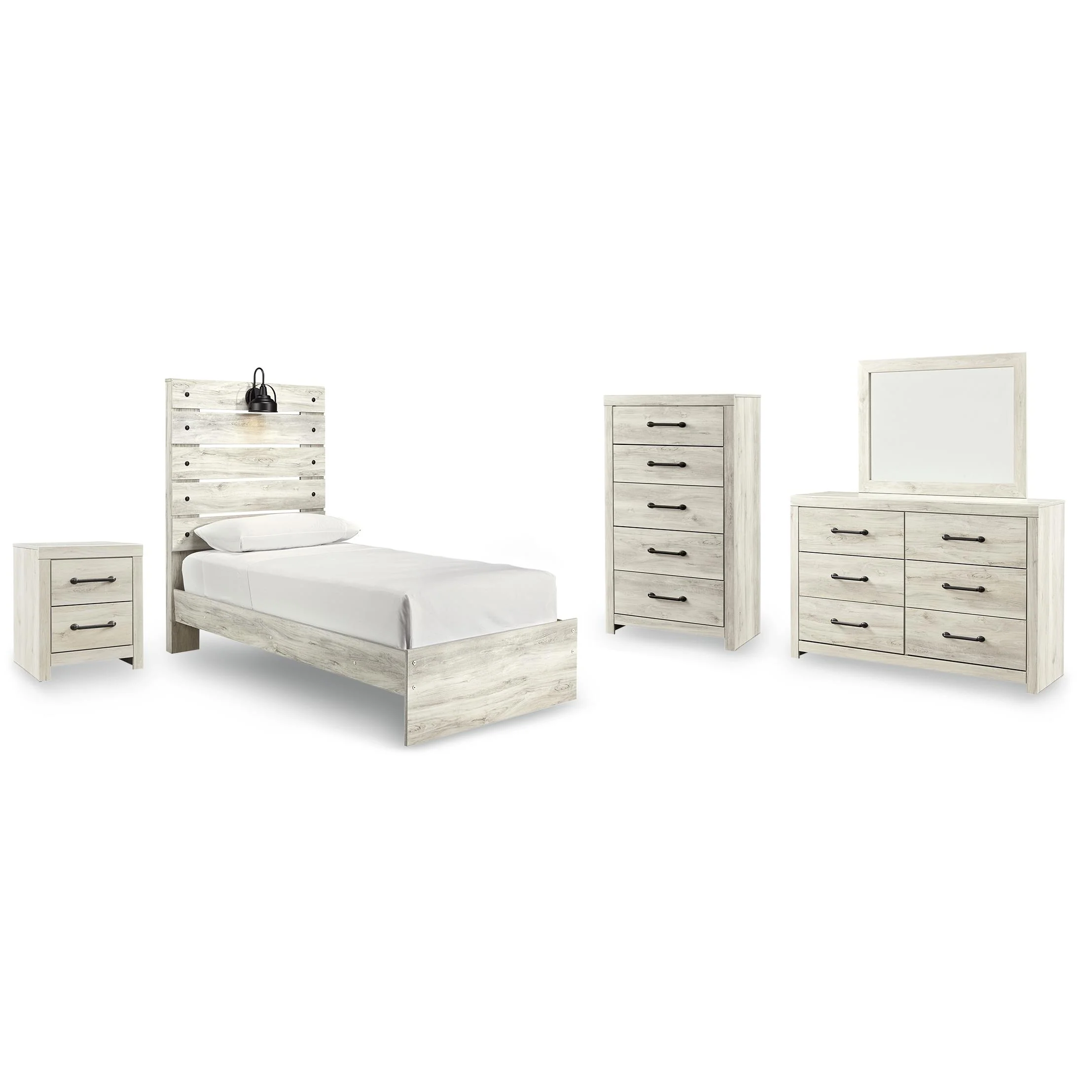 Signature Design by Ashley Cambeck B192B59 7 pc Twin Panel Bedroom Set - Image 2