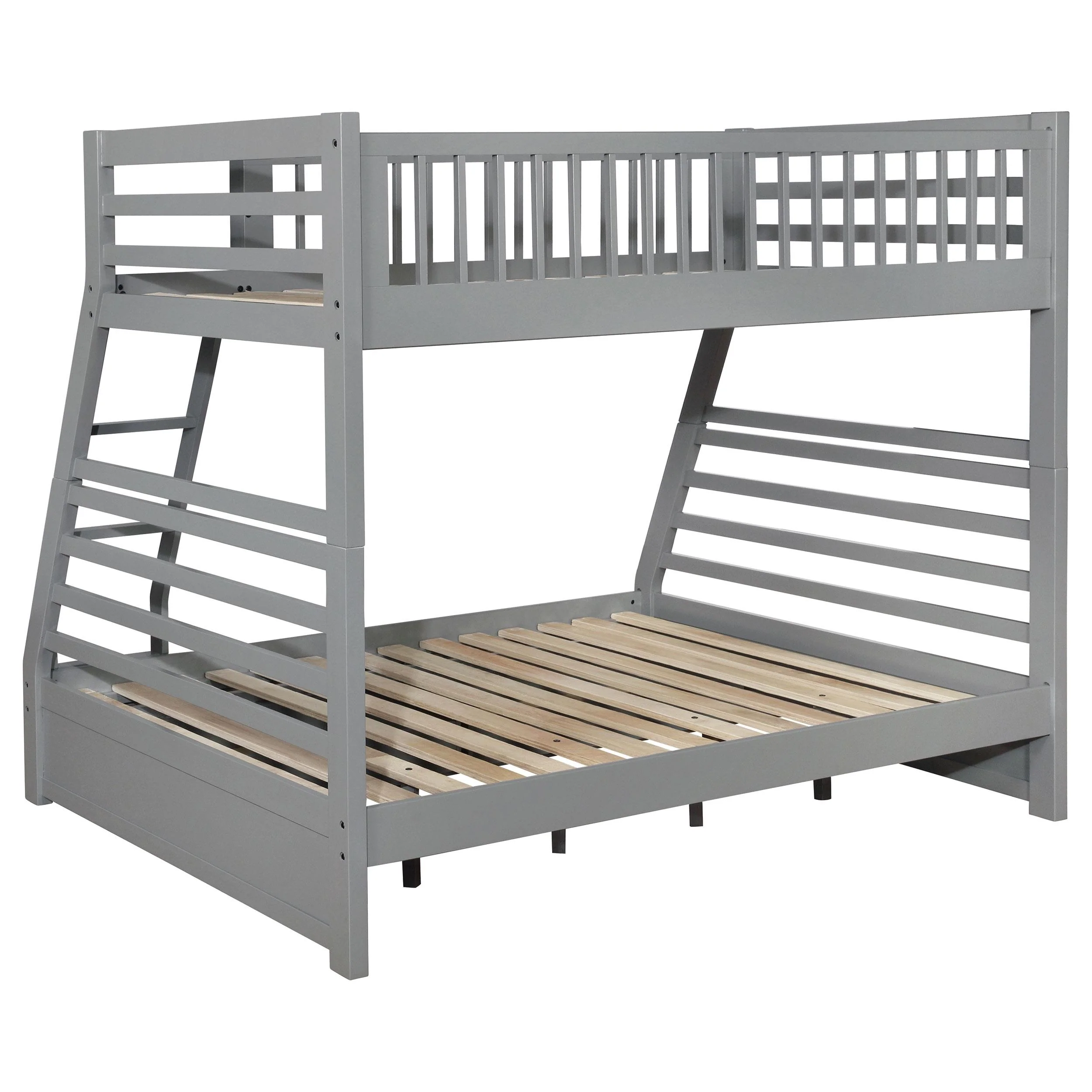 Coaster Furniture Ashton 460182 2-Drawer Wood Twin Over Full Bunk Bed - Grey - Image 3