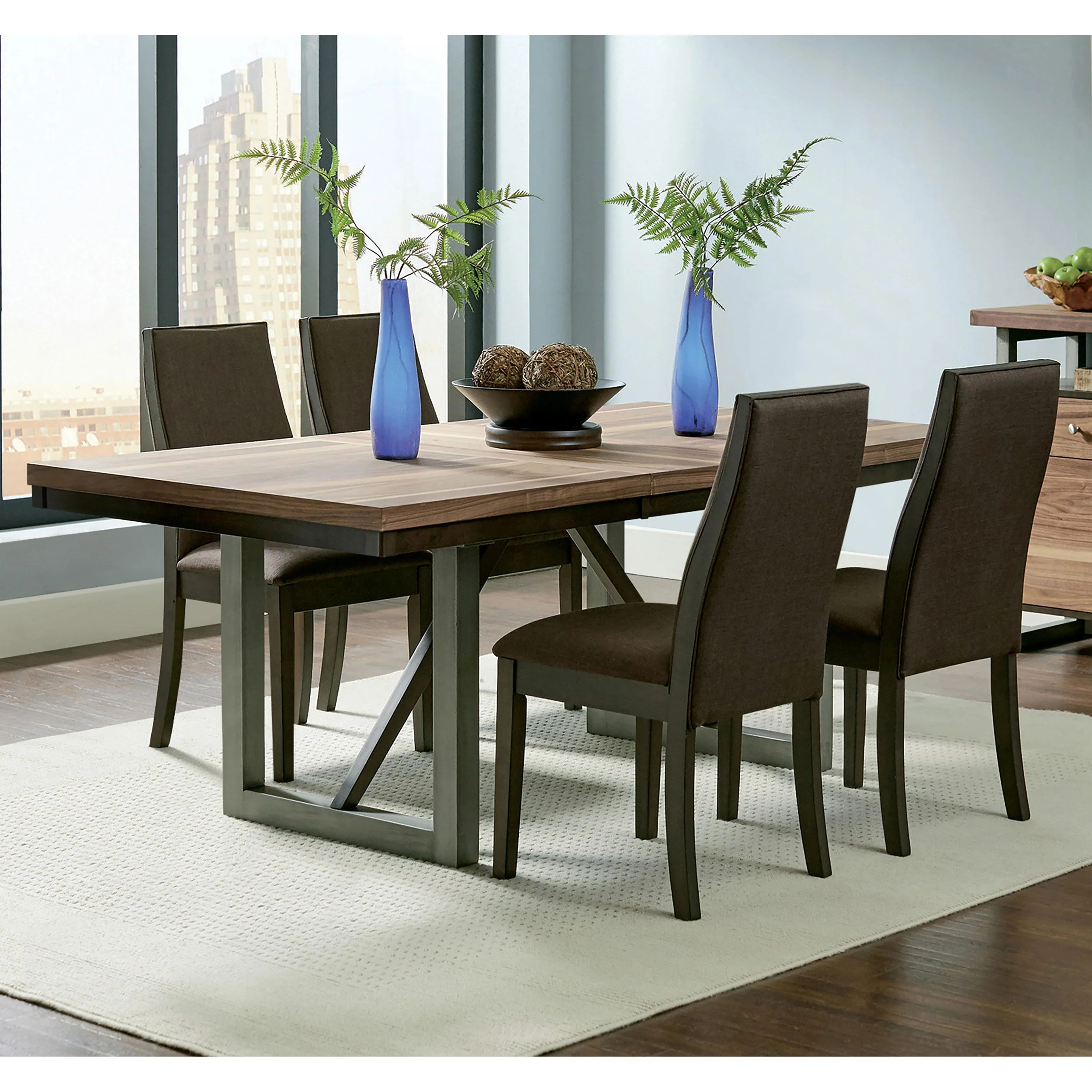 Coaster Furniture Spring Creek 106582 Upholstered Dining Chair - Chocolate (Set of 2) - Image 3