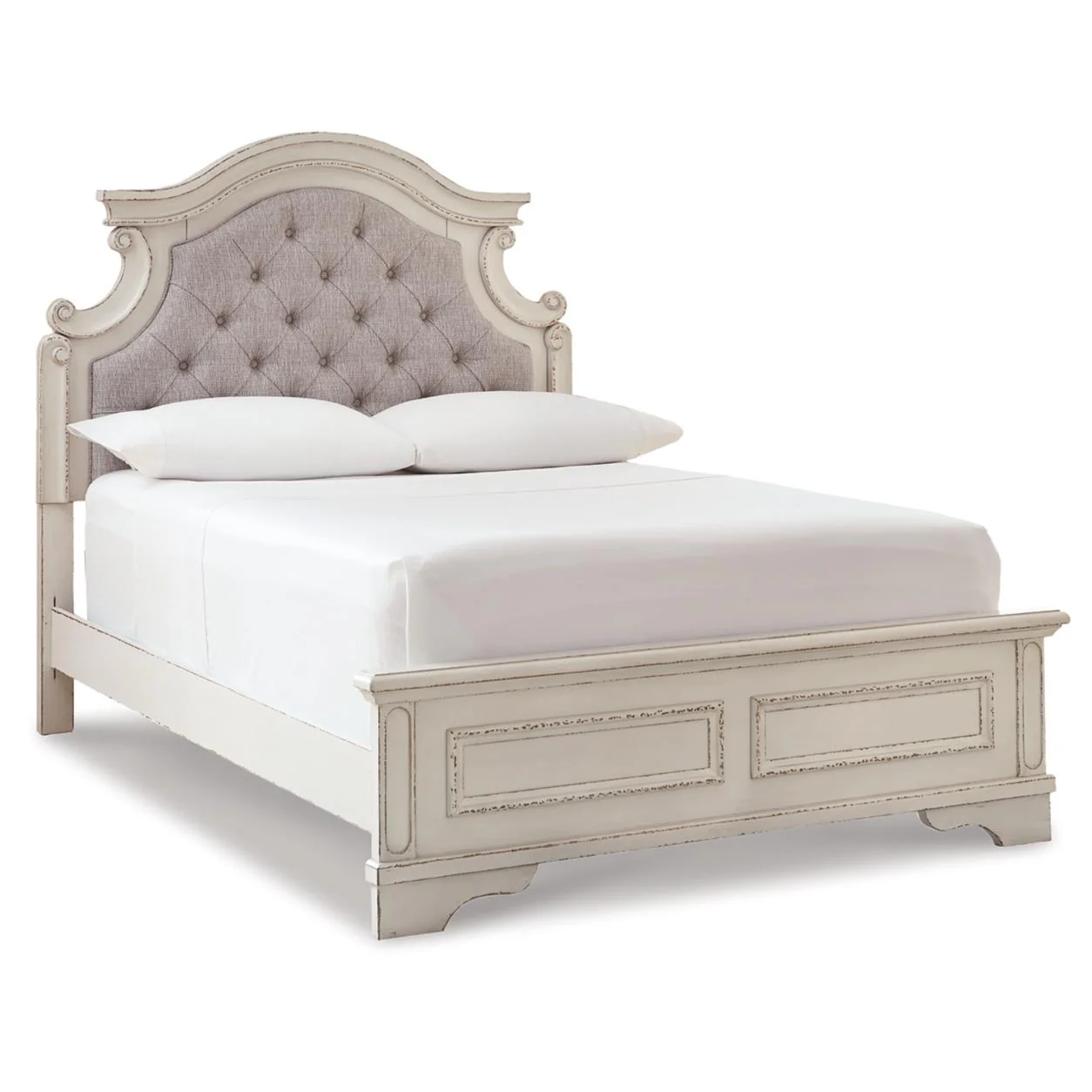 Signature Design by Ashley Realyn B743B27 7 pc Full Panel Bedroom Set - Image 2