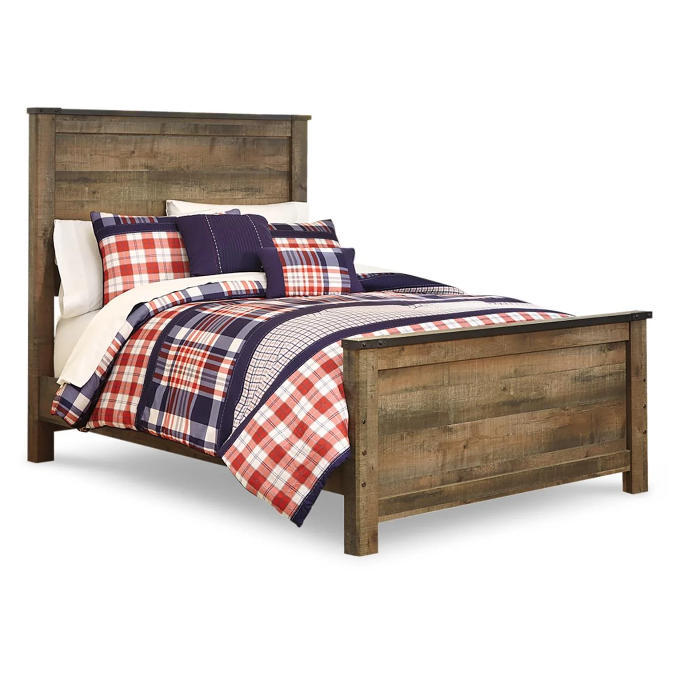 Signature Design by Ashley Trinell B446B78 6 pc Full Panel Bedroom Set - Image 2