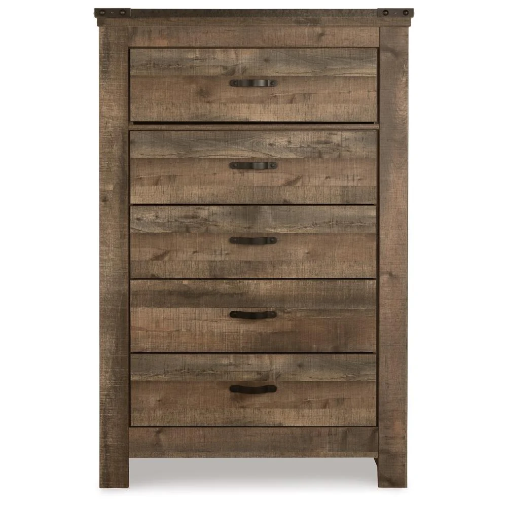 Signature Design by Ashley Trinell B446B89 9 pc Full Bookcase Bedroom Set - Image 3
