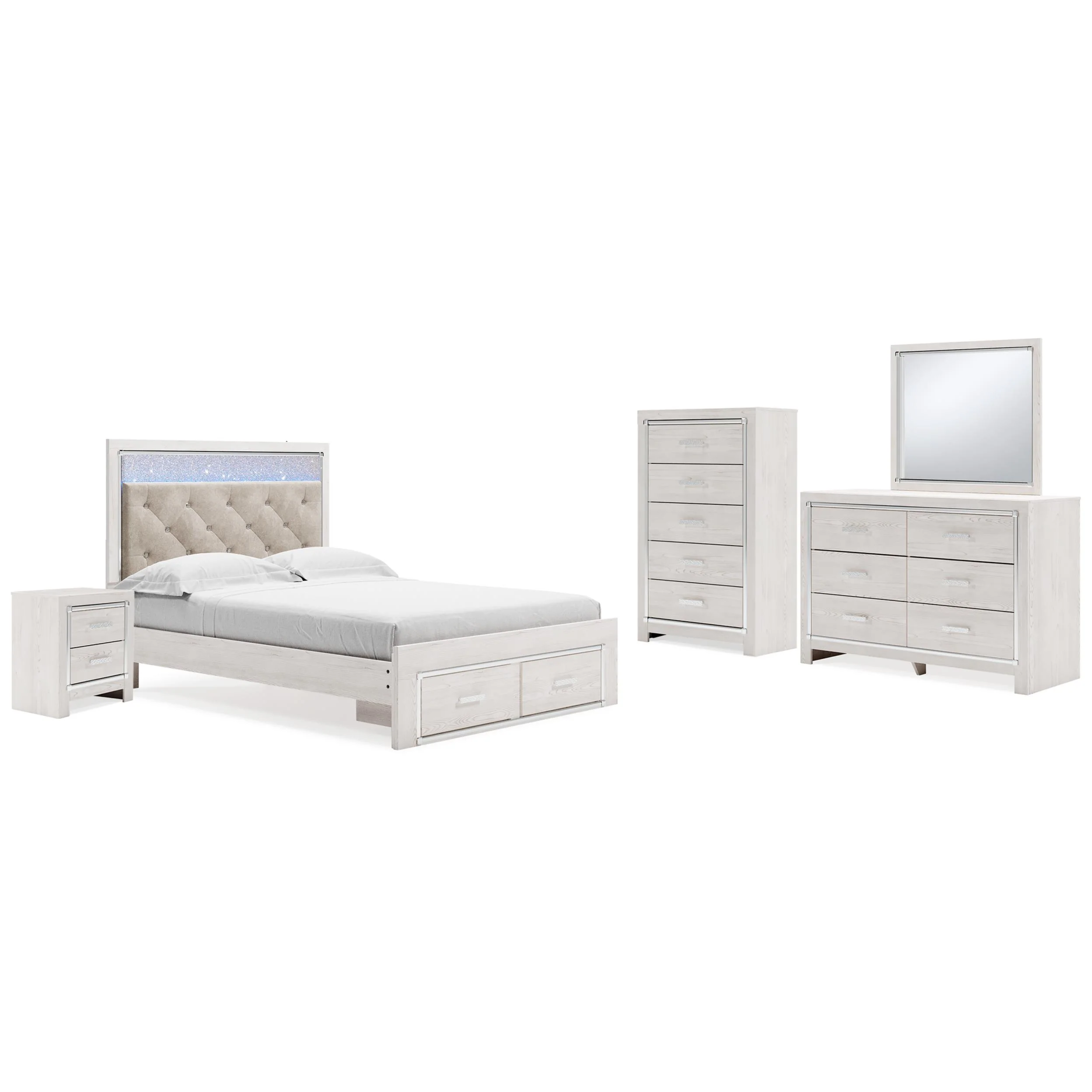 Signature Design by Ashley Altyra B2640B42 8 pc Queen Panel Bedroom Set - Image 1