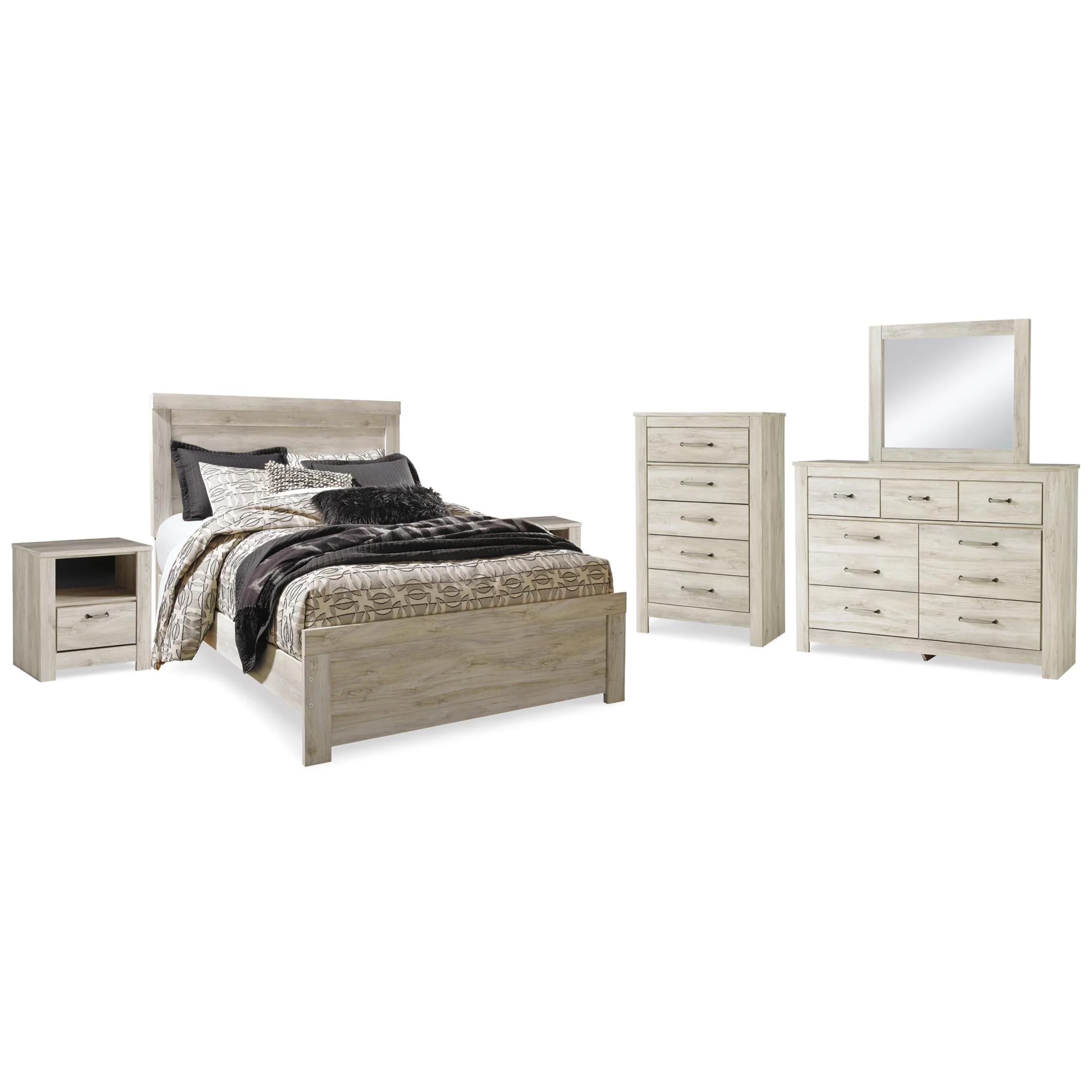 Signature Design by Ashley Bellaby B331B21 8 pc Queen Panel Bedroom Set - Image 2
