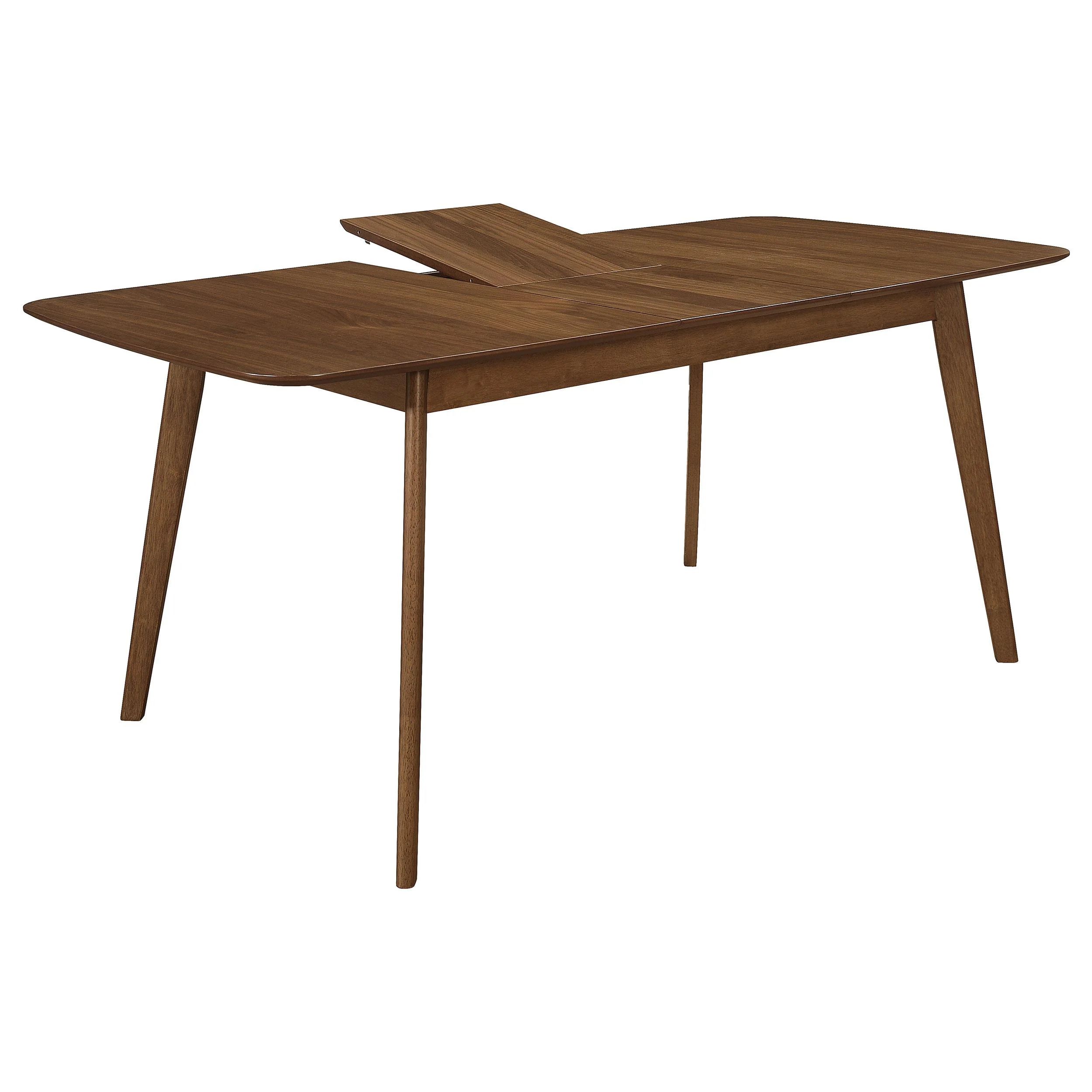 Coaster Furniture Redbridge 106591 75-inch Extension Leaf Dining Table - Natural Walnut - Image 2