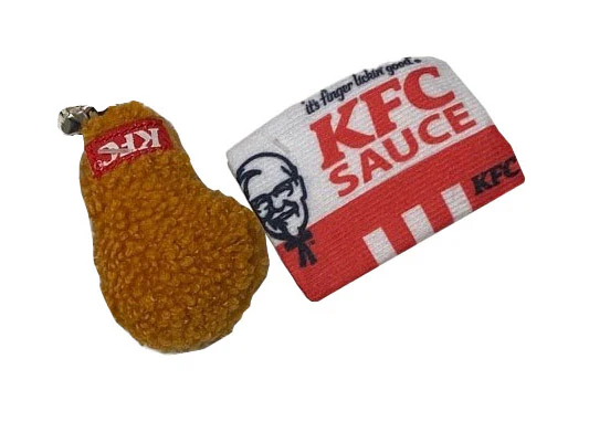 Spot Ethical Pet Cat Toy Kentucky Fried Chicken Sauce Pack/Drumstick 2 Pack With Catnip - Image 1