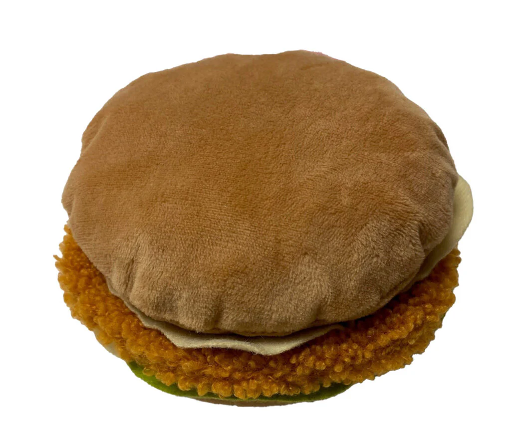 Spot Ethical Pet Dog Toy Kentucky Fried Chicken Plush Chicken Sandwich 5In - Image 1