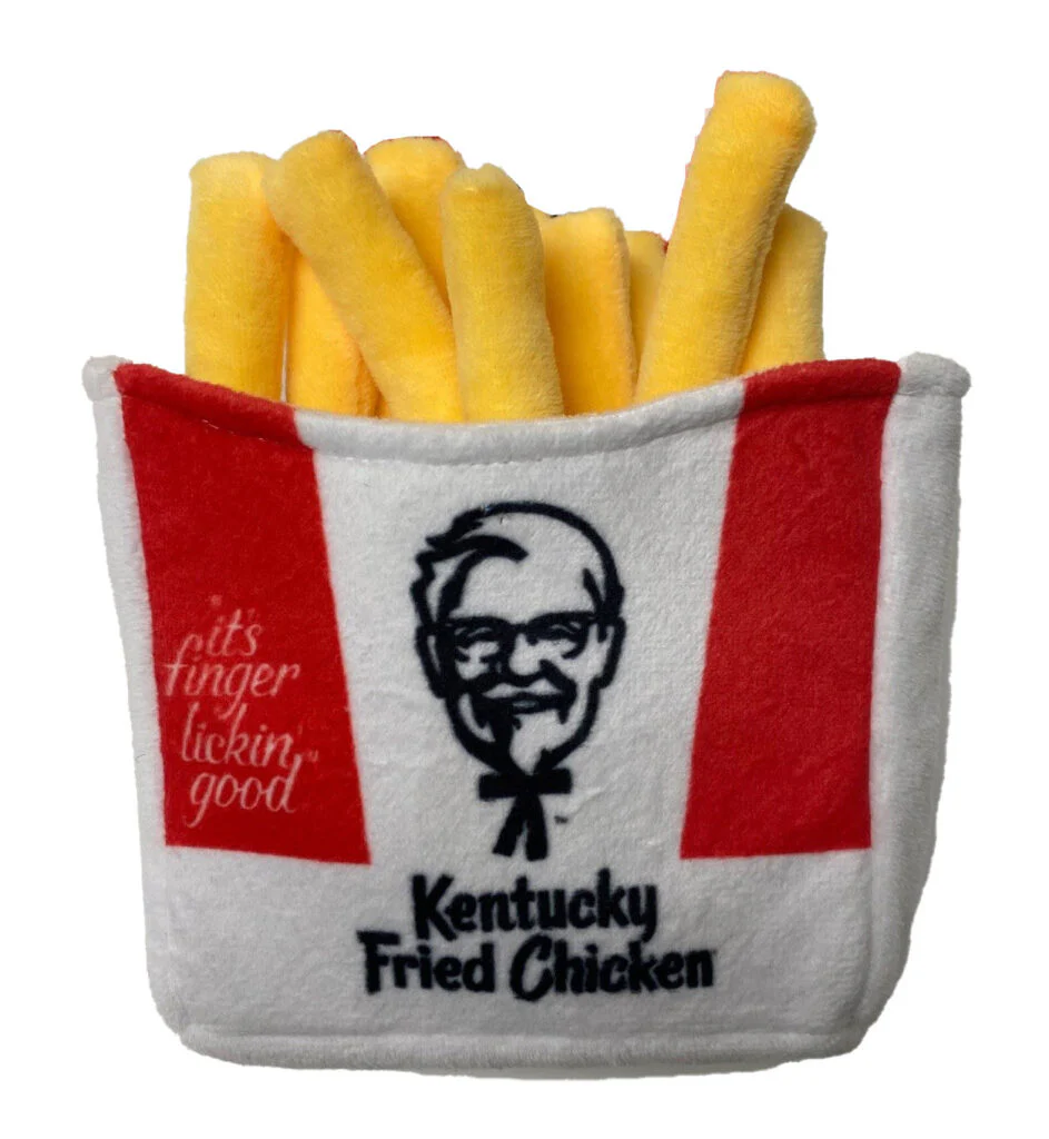Spot Ethical Pet Dog Toy Kentucky Fried Chicken Plush Fries 6In - Image 1