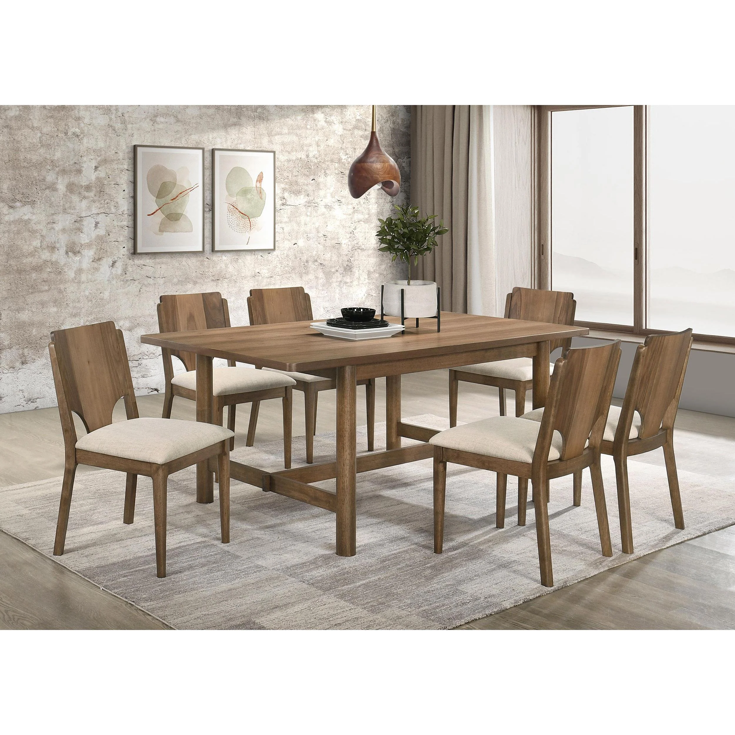 Coaster Furniture Crestmore 108571-S7 7 pc Dining Set