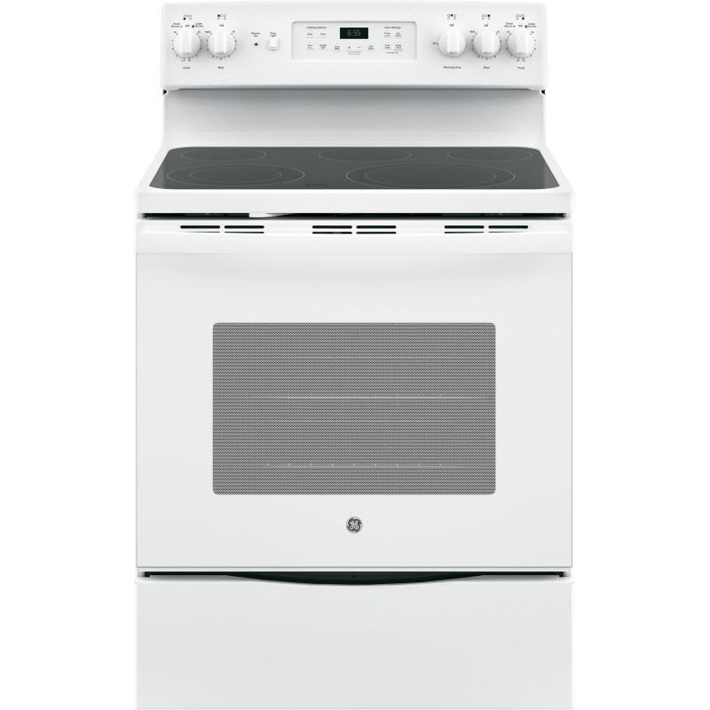 GE 30-inch Freestanding Electric Range JB655DKWW - Image 1