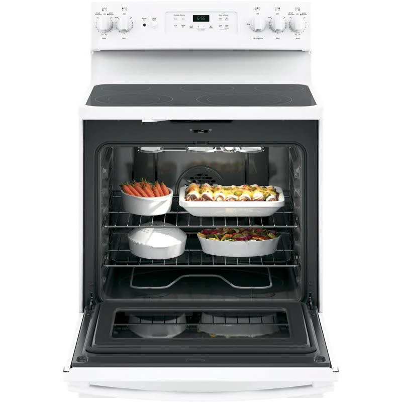 GE 30-inch Freestanding Electric Range JB655DKWW - Image 3