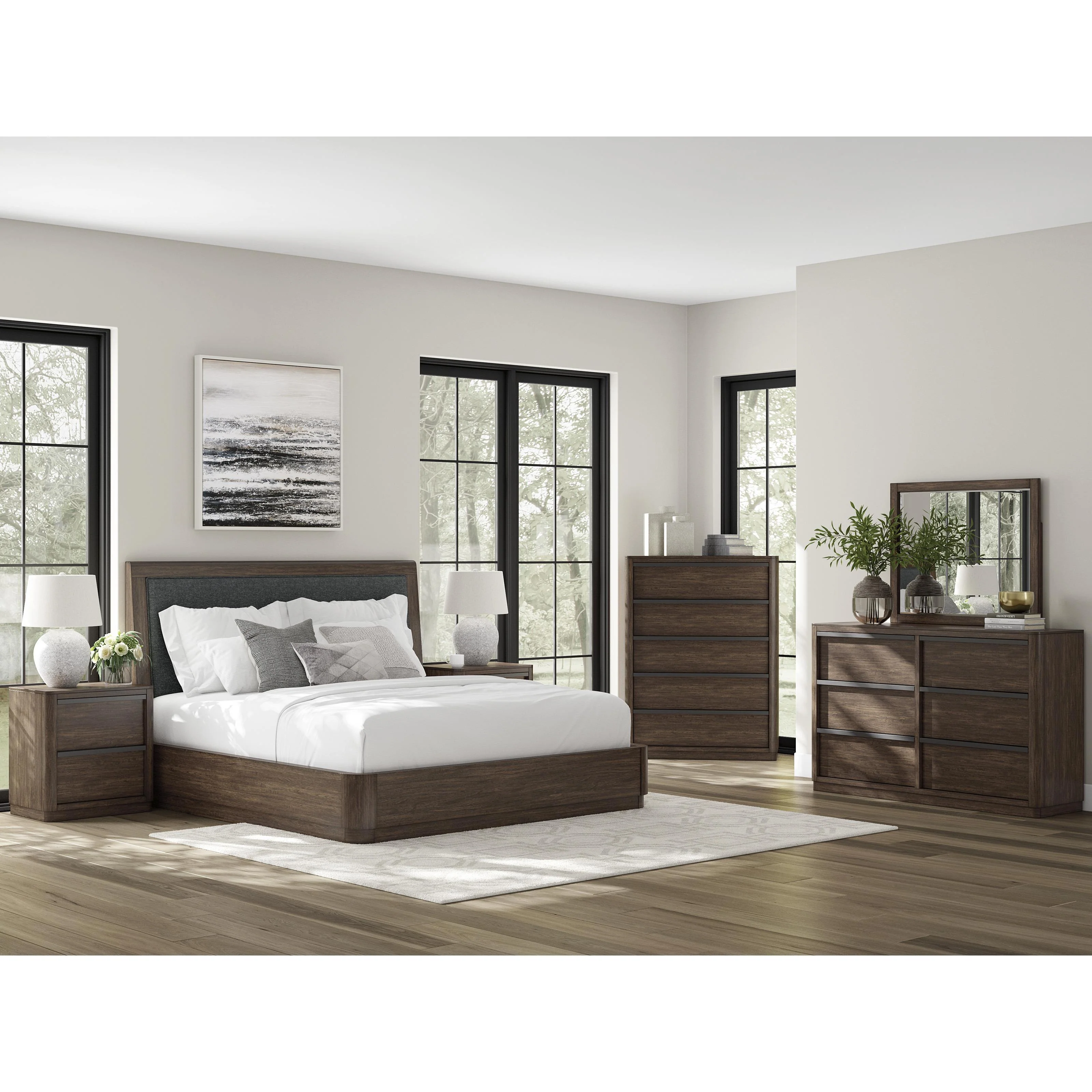 Signature Design by Ashley Dilenno PCB857 8 pc King Panel Bedroom Set - Image 1
