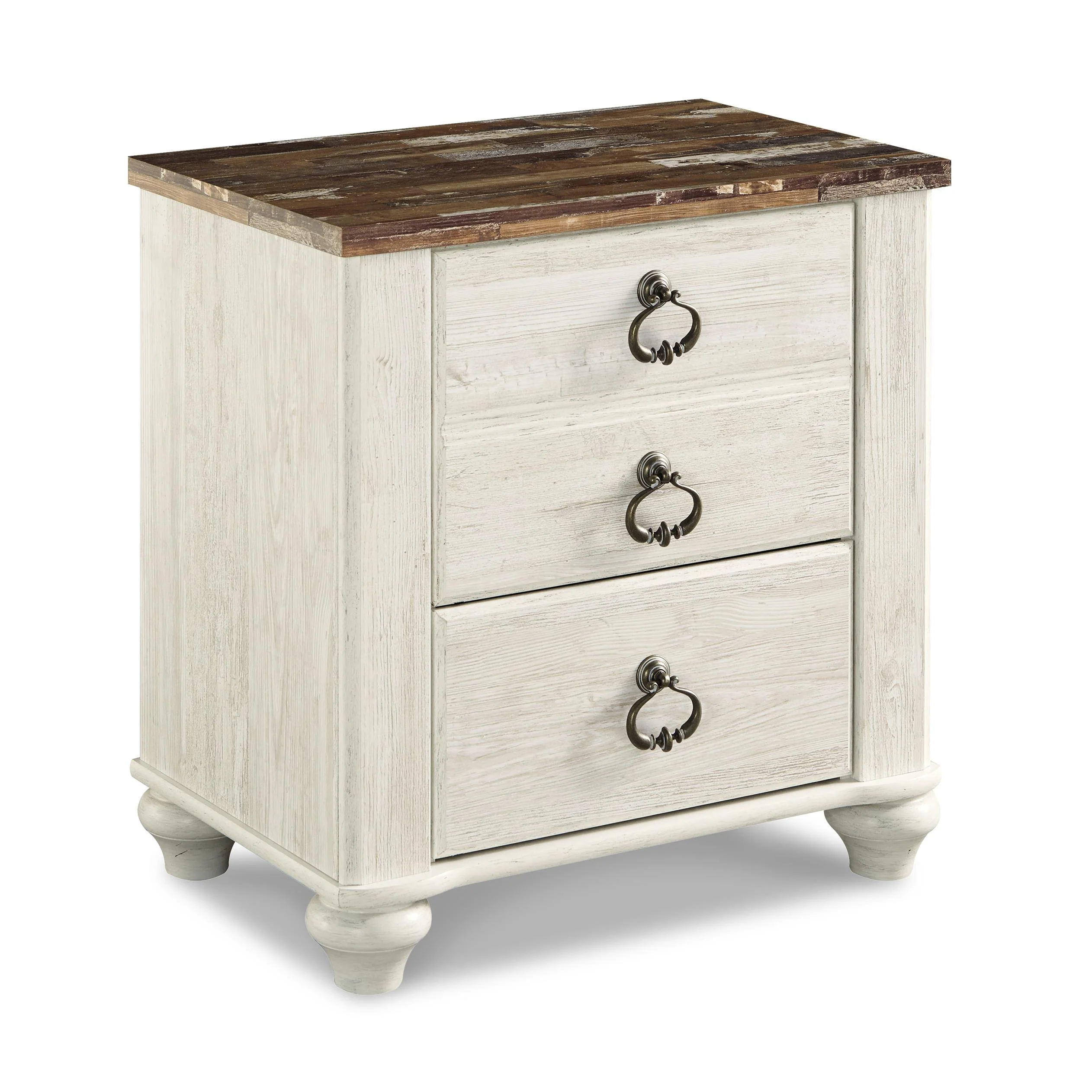 Signature Design by Ashley Willowton 2-Drawer Nightstand B267-92 - Image 1