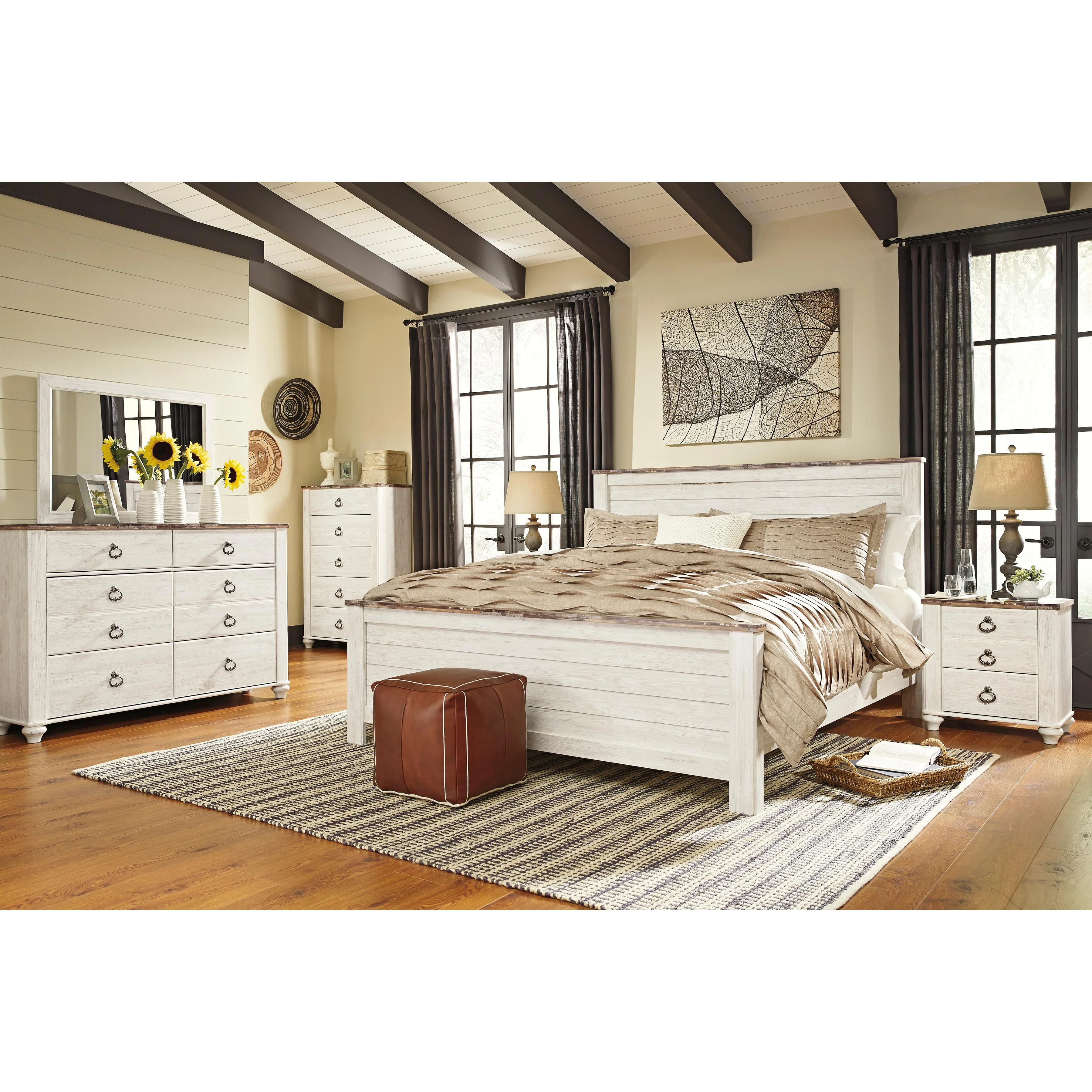 Signature Design by Ashley Willowton King Panel Bed B267-58/B267-56/B267-99 - Image 2