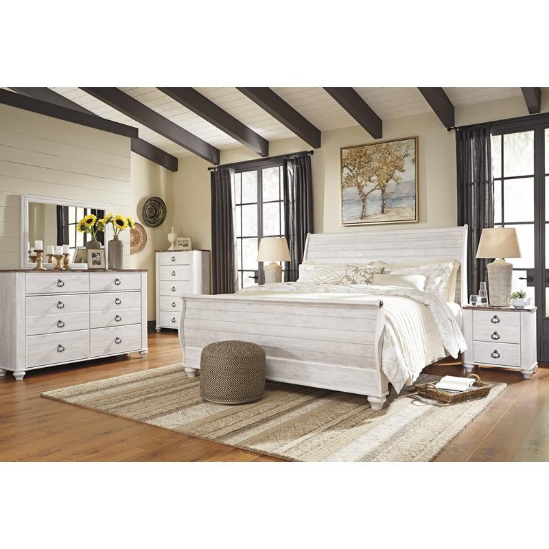 Signature Design by Ashley Willowton King Sleigh Bed B267-78/B267-76/B267-97 - Image 3