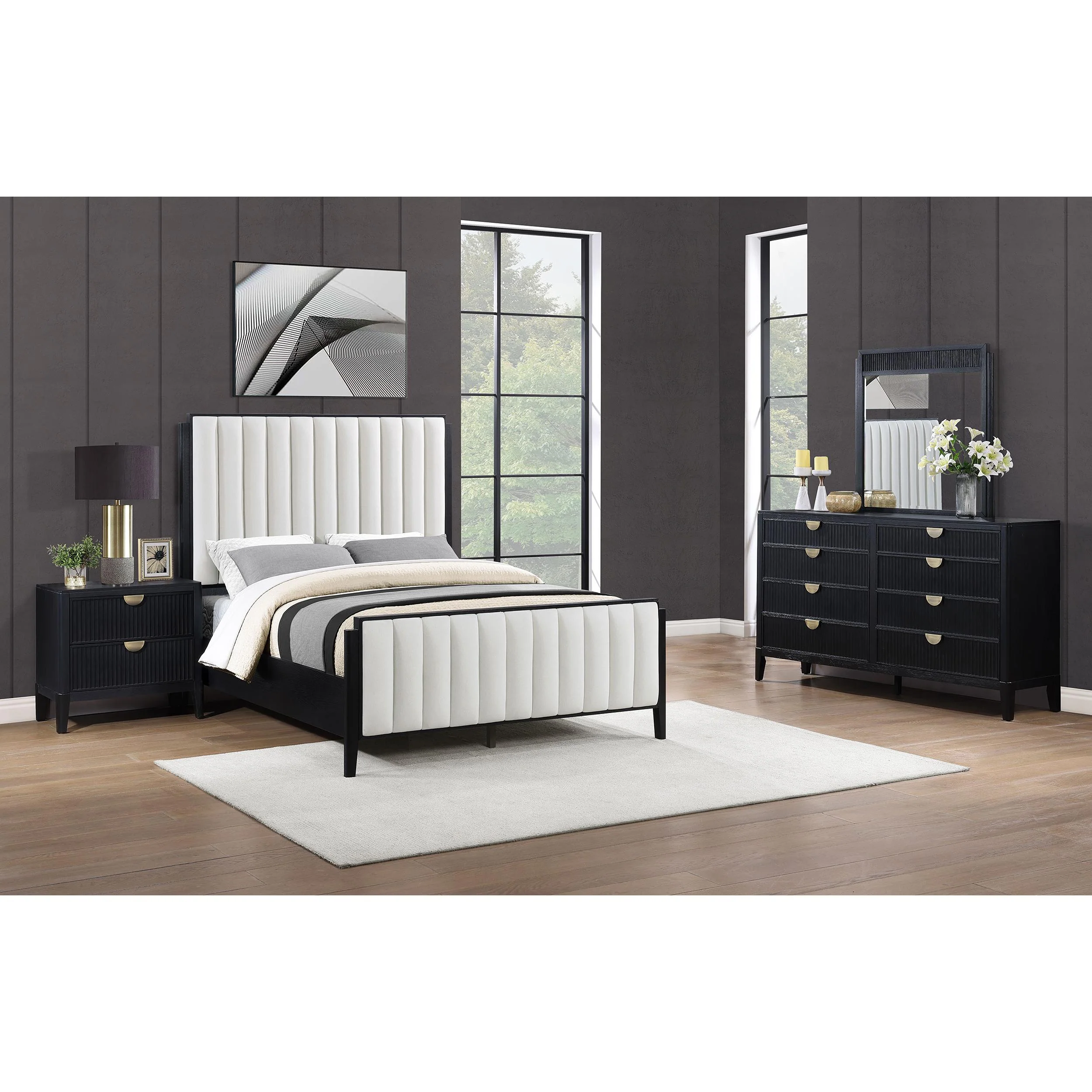 Coaster Furniture Brookmead 224710Q-S4 6 pc Queen Upholstered Bedroom Set