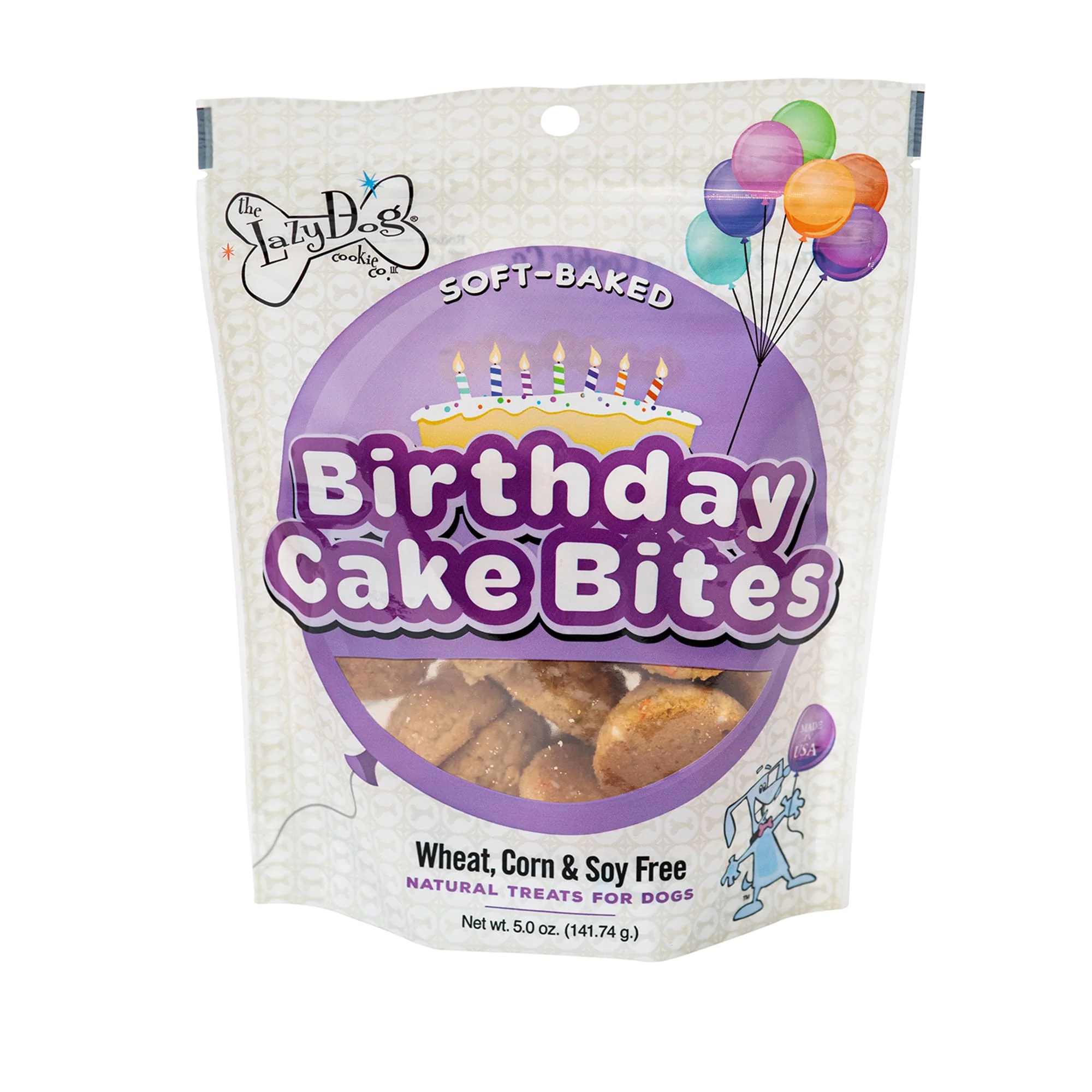 THE LAZY DOG COOKIE CO  INC THE LAZY DOG COOKIE CO. BIRTHDAY CAKE BITES ONE SIZE CBCBPKG - Image 1