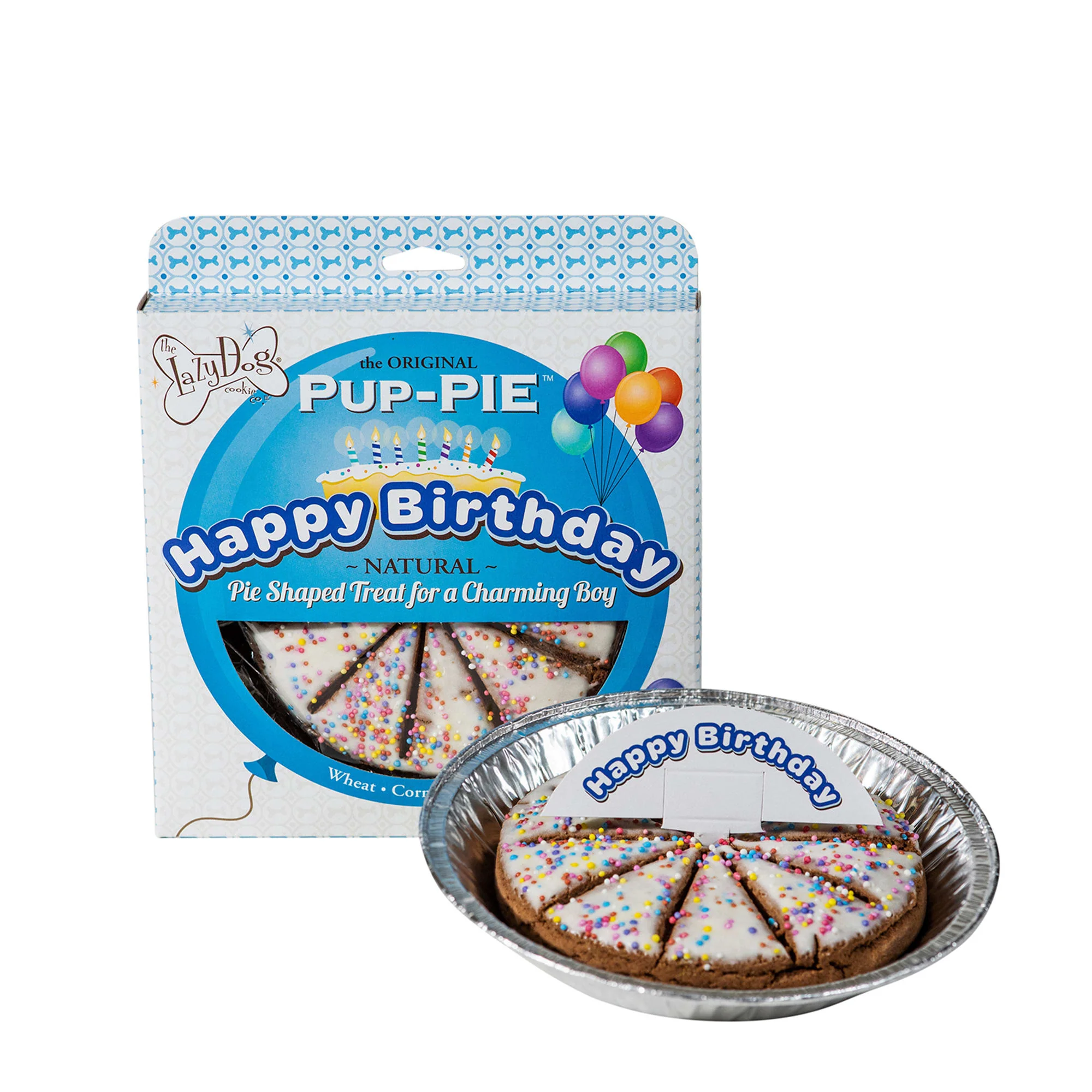Lazy Dog Cookie Co. The Original Pup-pie Happy Birthday  Boy - Image 1