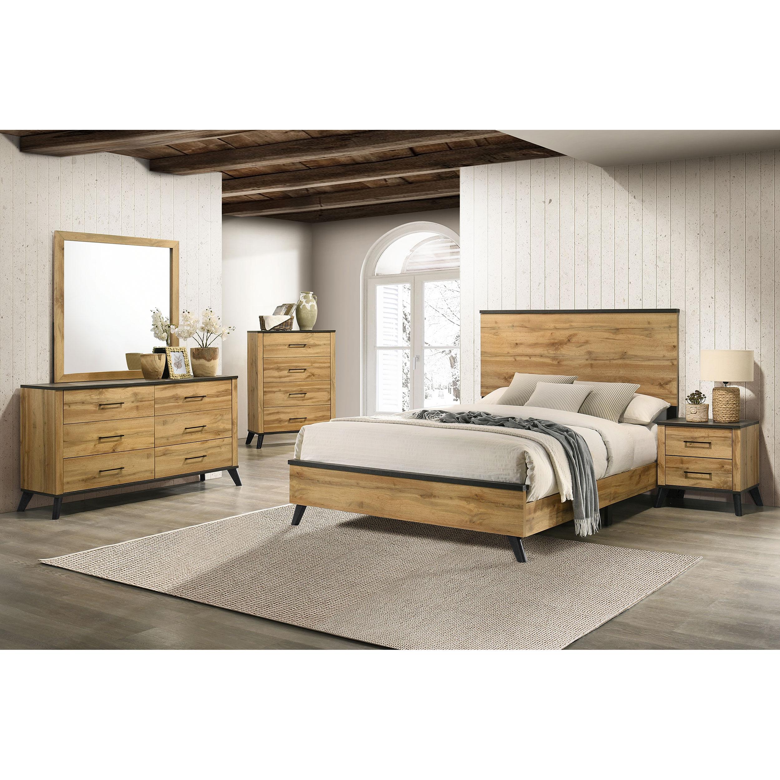 Coaster Furniture Kaywood 225001KE-S5 7 pc King Panel Bedroom Set - Image 1
