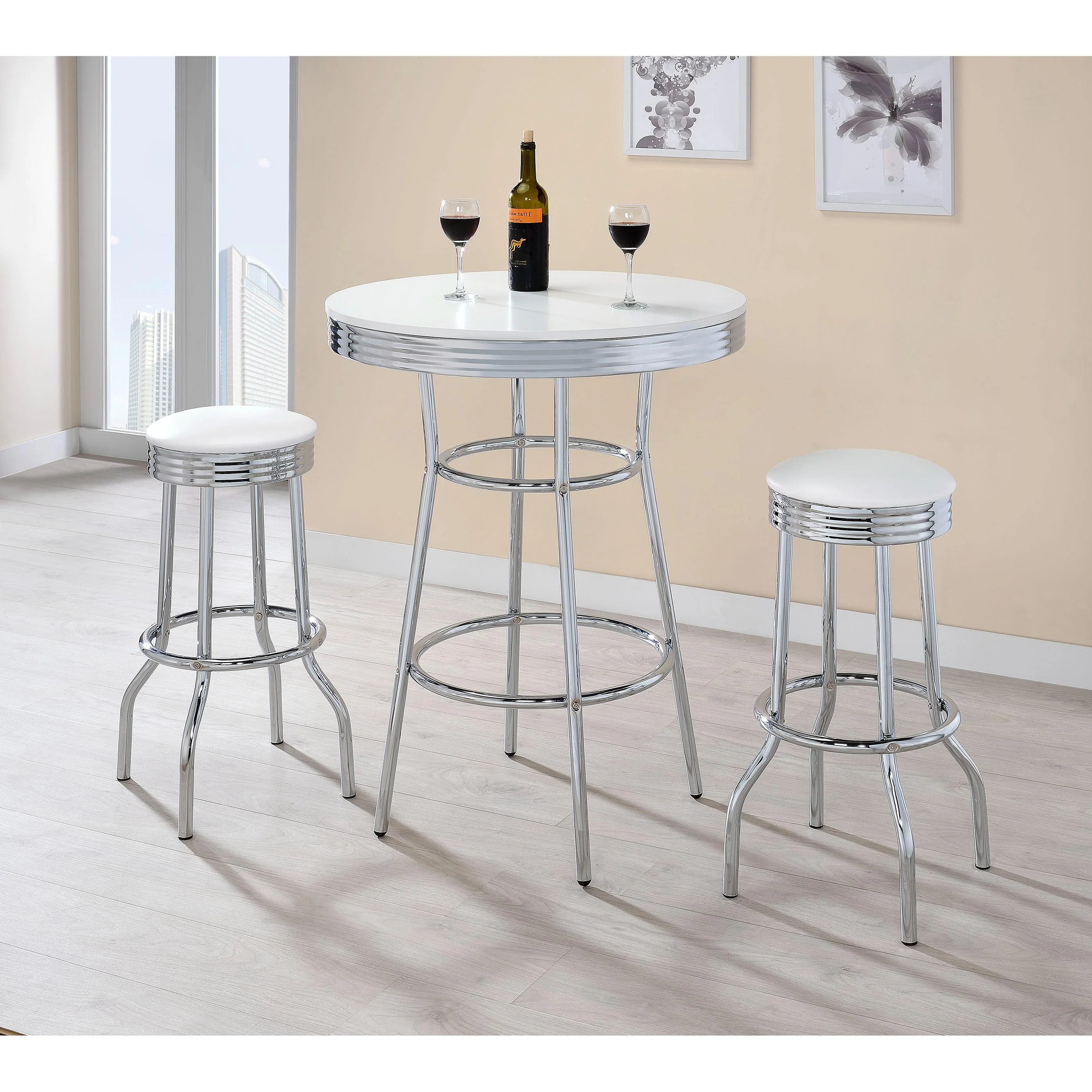 Coaster Furniture Retro 2300-S3 3 pc Pub Height Dining Set - Image 1