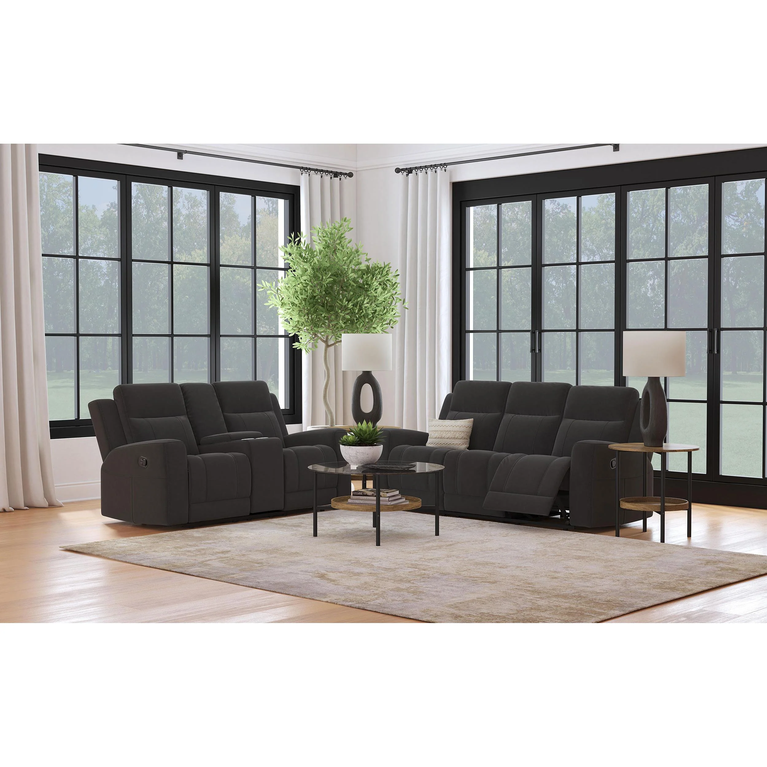 Coaster Furniture Brentwood 610281-S2 2 pc Reclining Living Room Set - Image 1