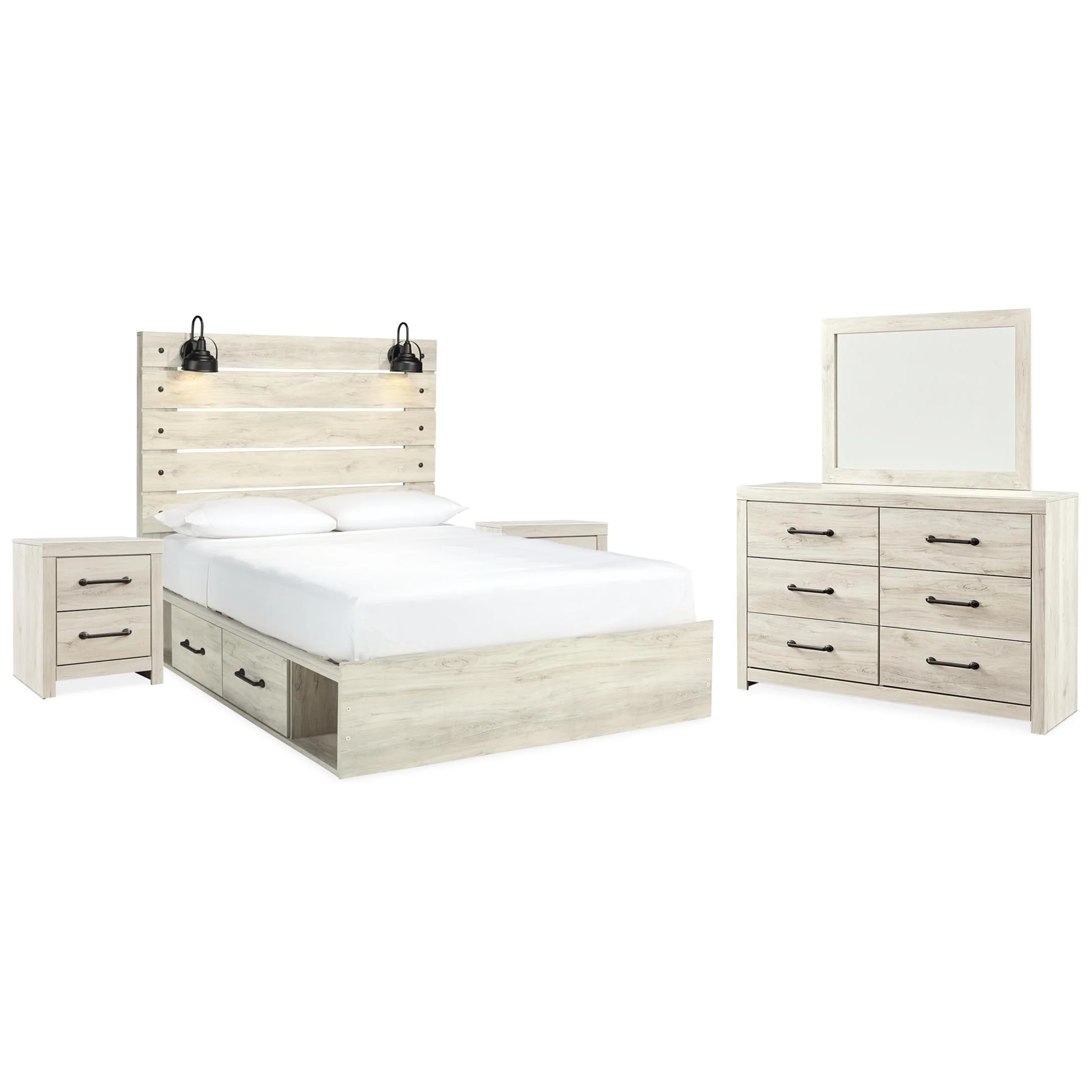 Signature Design by Ashley Cambeck B192B71 7 pc Queen Panel Bedroom Set - Image 2