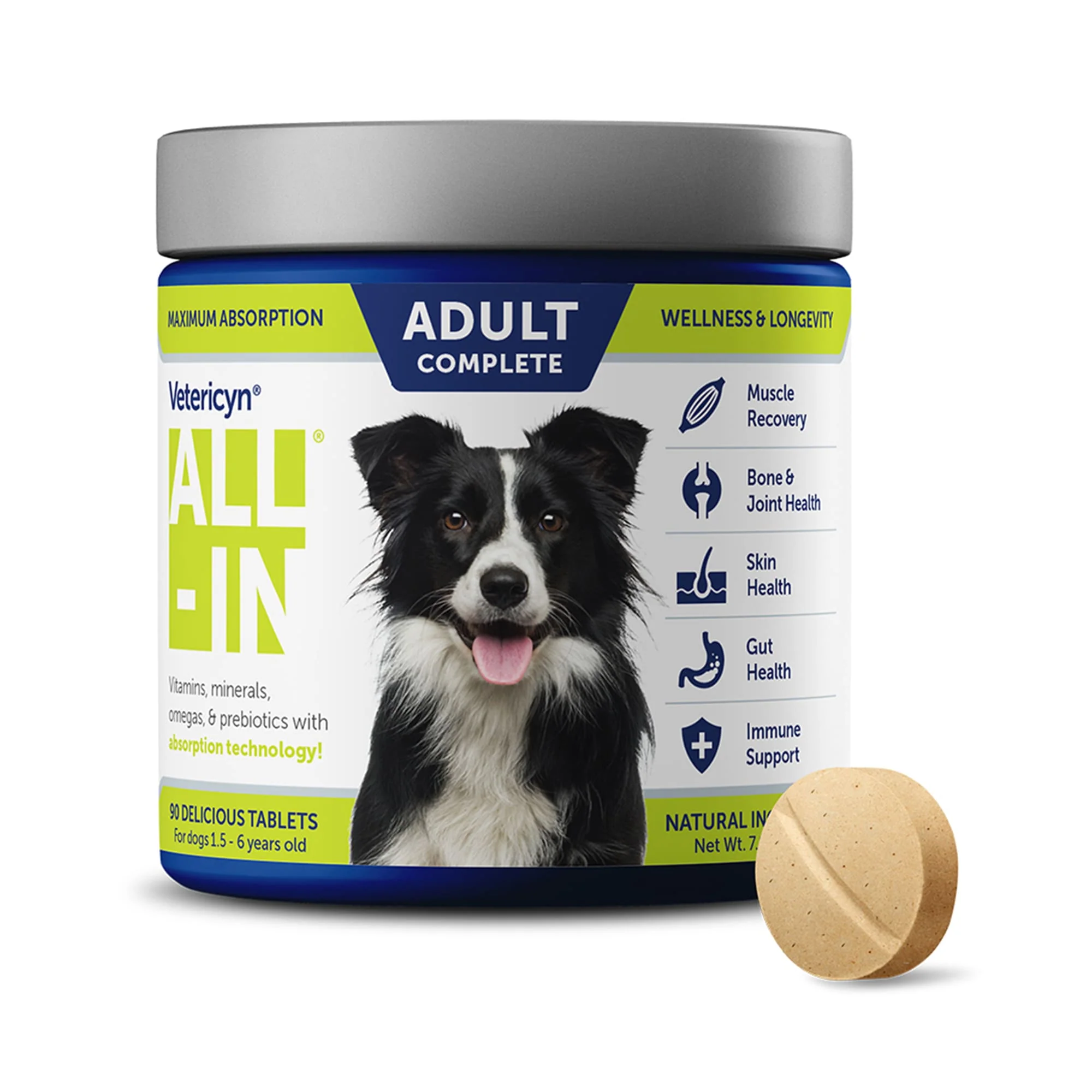 Vetericyn All-in Dog Supplement 90ct - Image 1