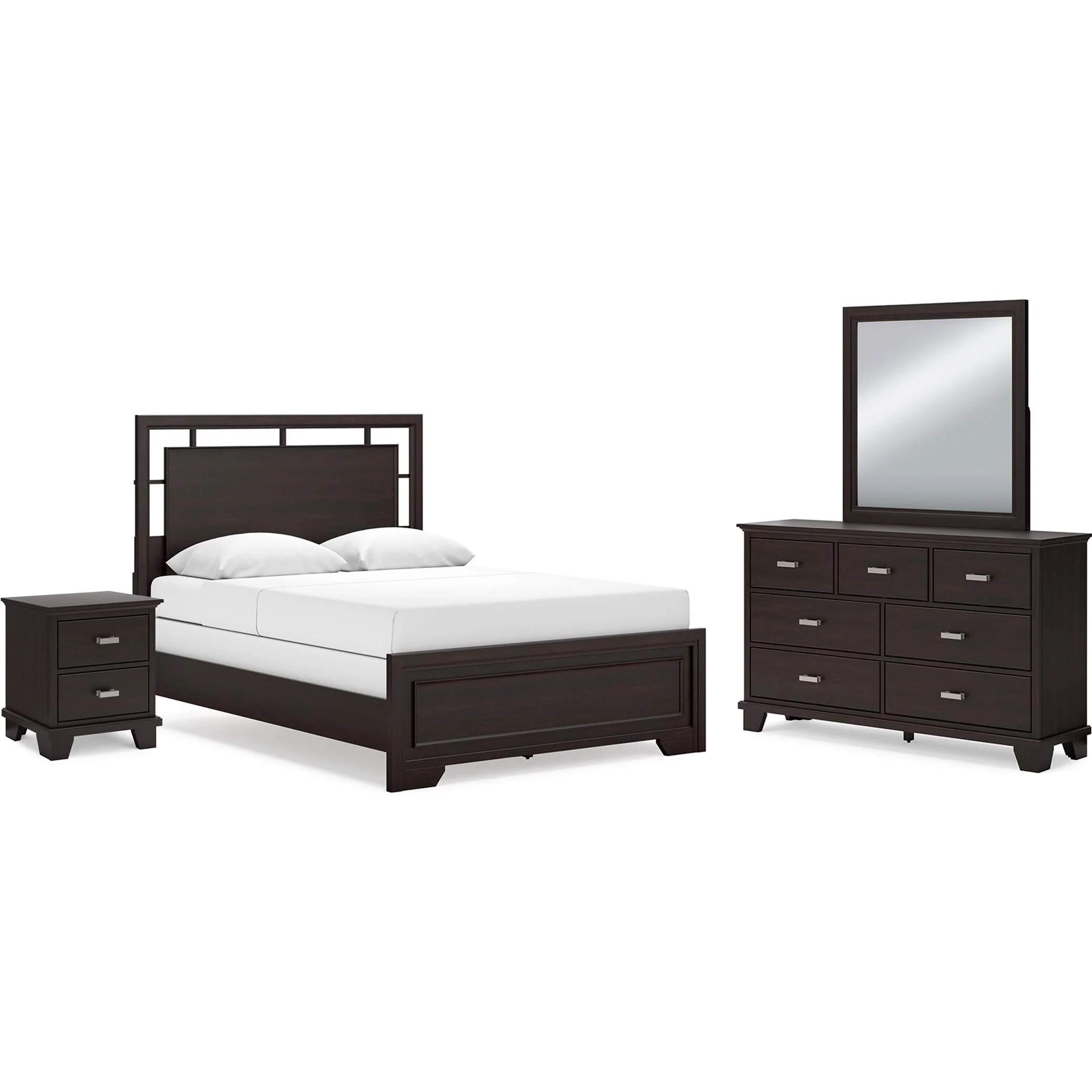 Signature Design by Ashley Covetown B441B12 6 pc Queen Panel Bedroom Set - Image 1