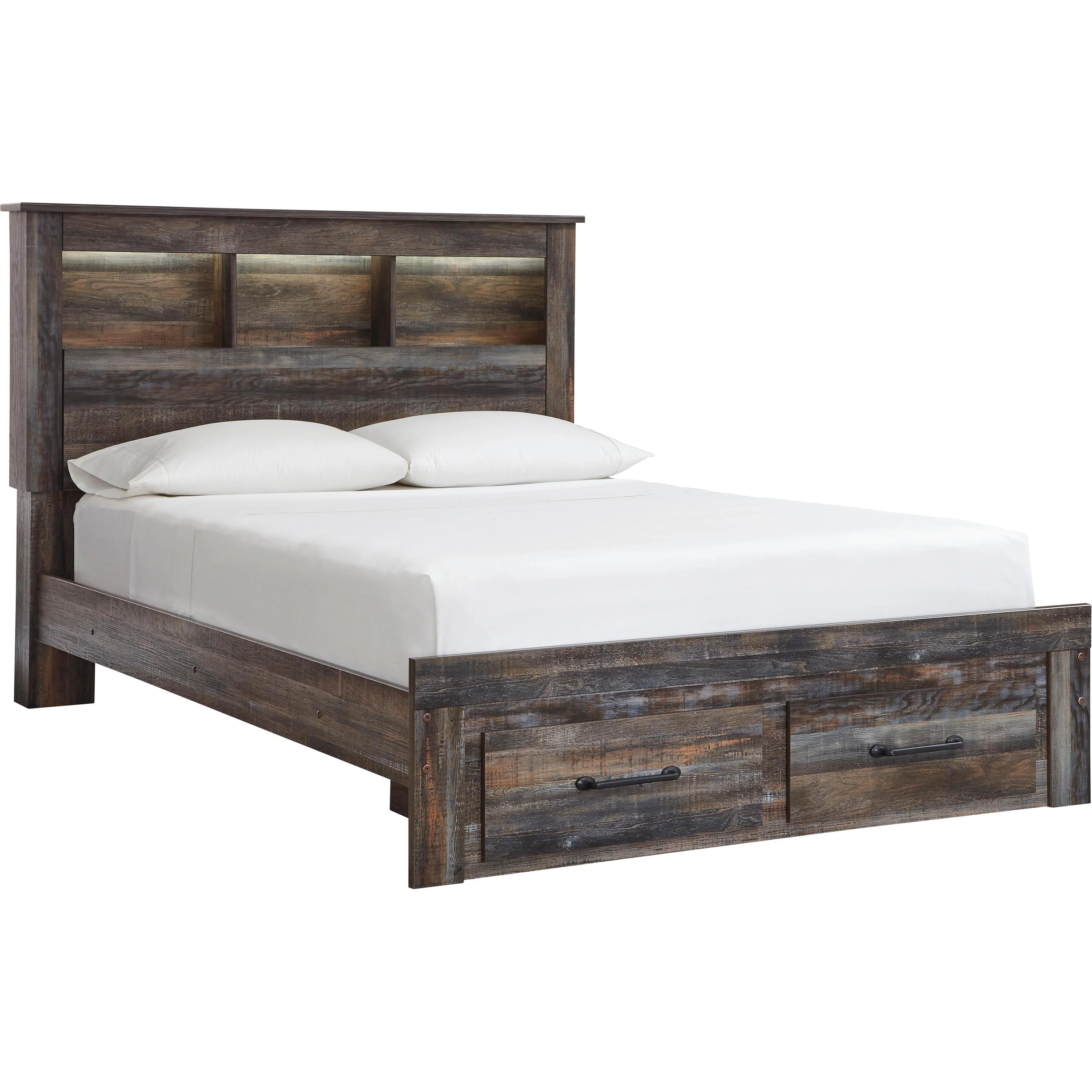 Signature Design by Ashley Drystan B211B75 6 pc Queen Bookcase Bedroom Set - Image 2