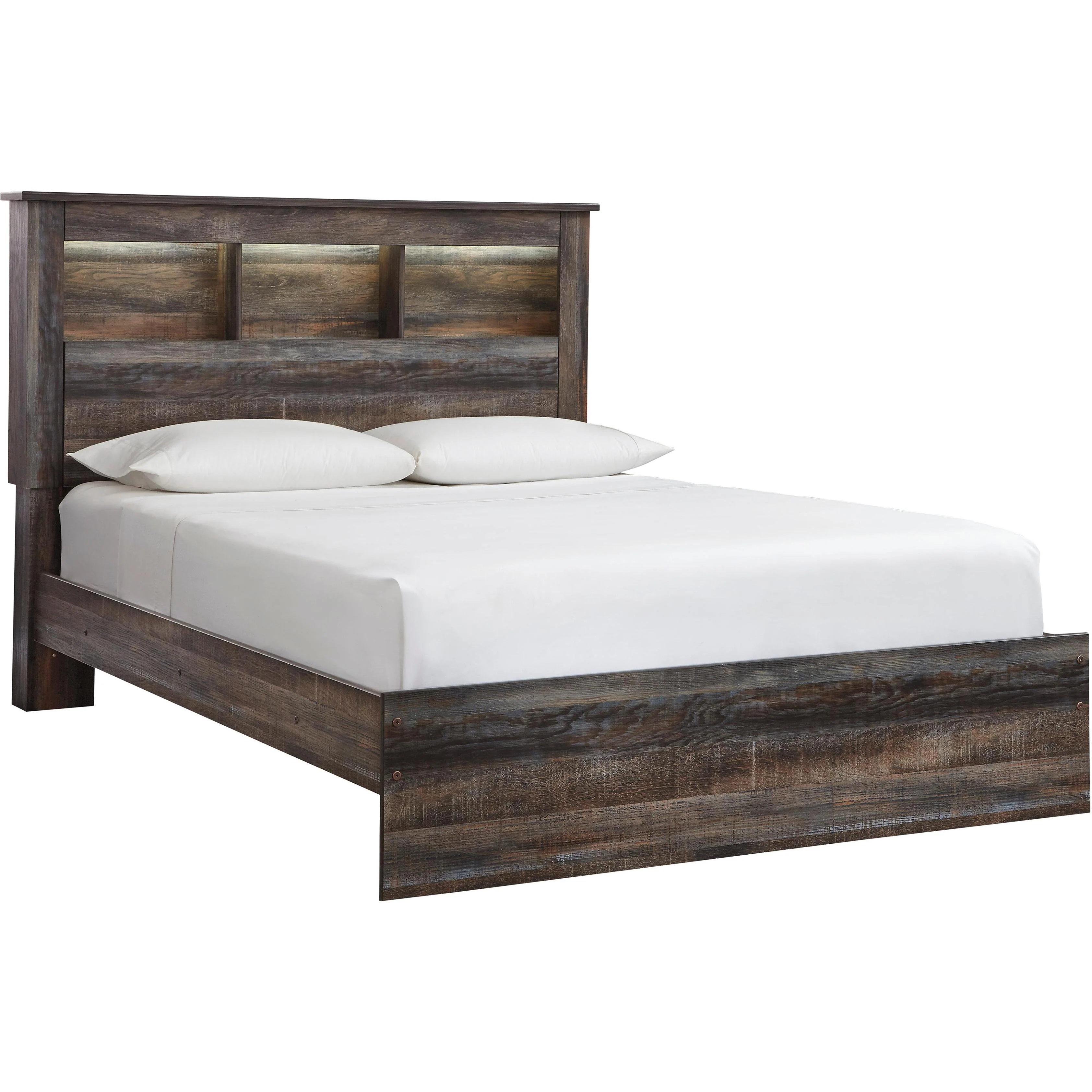 Signature Design by Ashley Drystan B211B95 6 pc Queen Bookcase Bedroom Set - Image 2