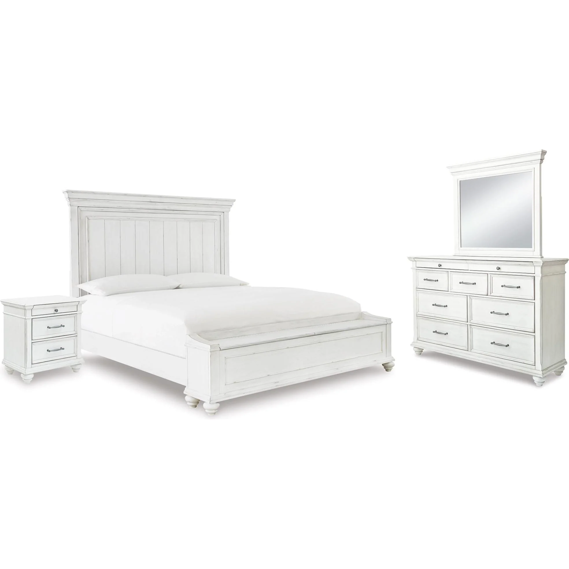 Benchcraft Kanwyn B777B19 6 pc Queen Panel Bedroom Set - Image 1