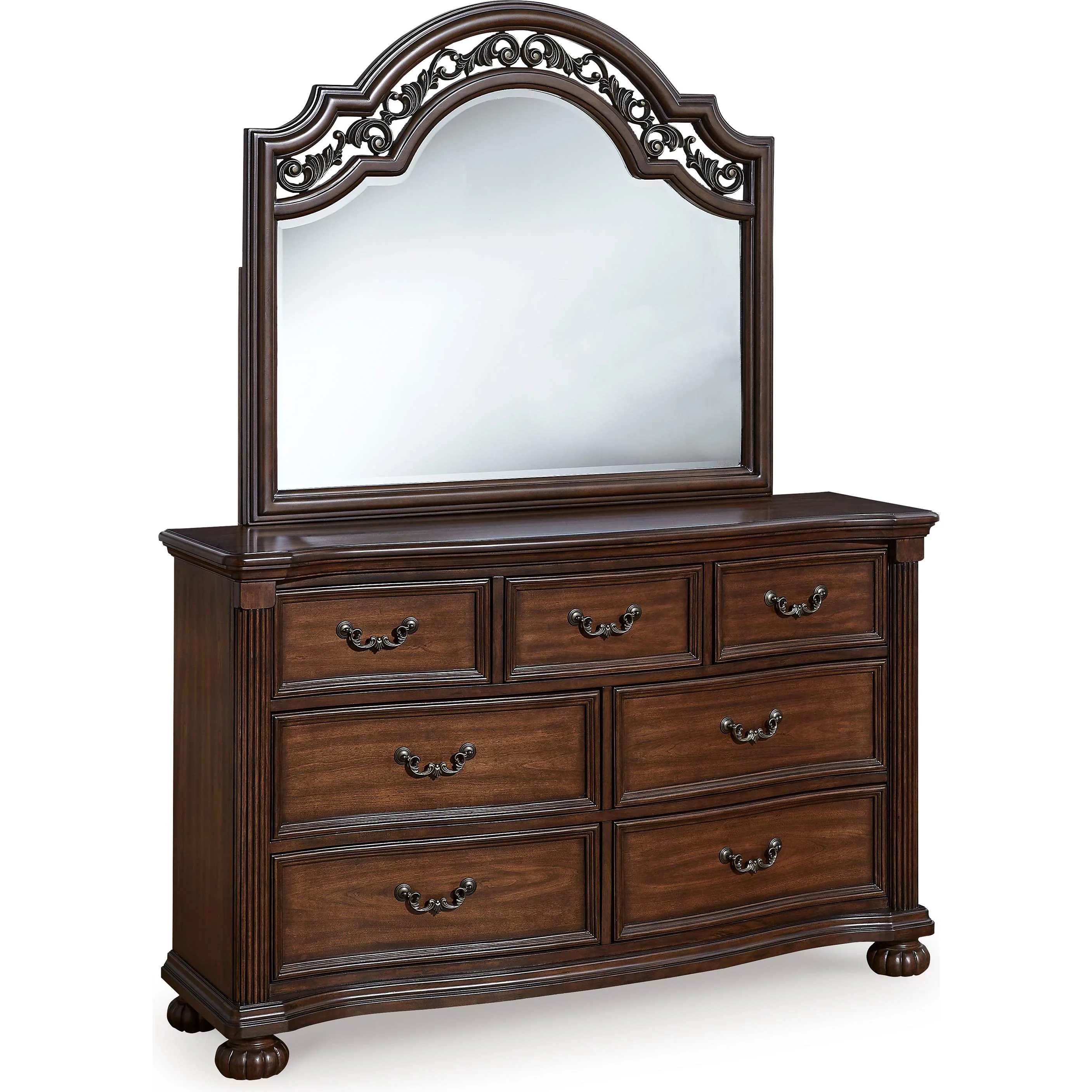 Signature Design by Ashley Lavinton B764B13 6 pc Queen Poster Bedroom Set - Image 3