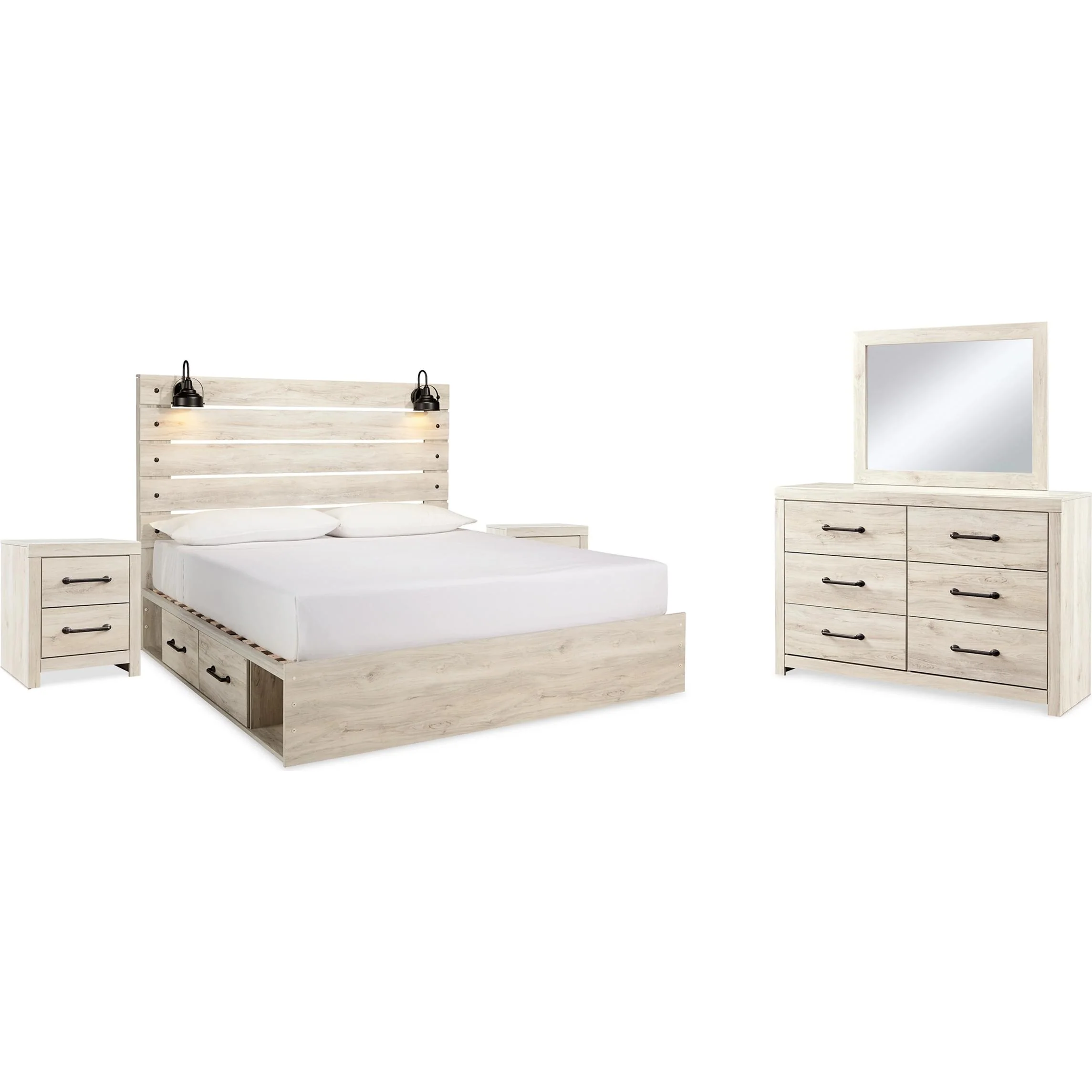 Signature Design by Ashley Cambeck B192B58 7 pc King Storage Panel Bedroom Set - Image 1
