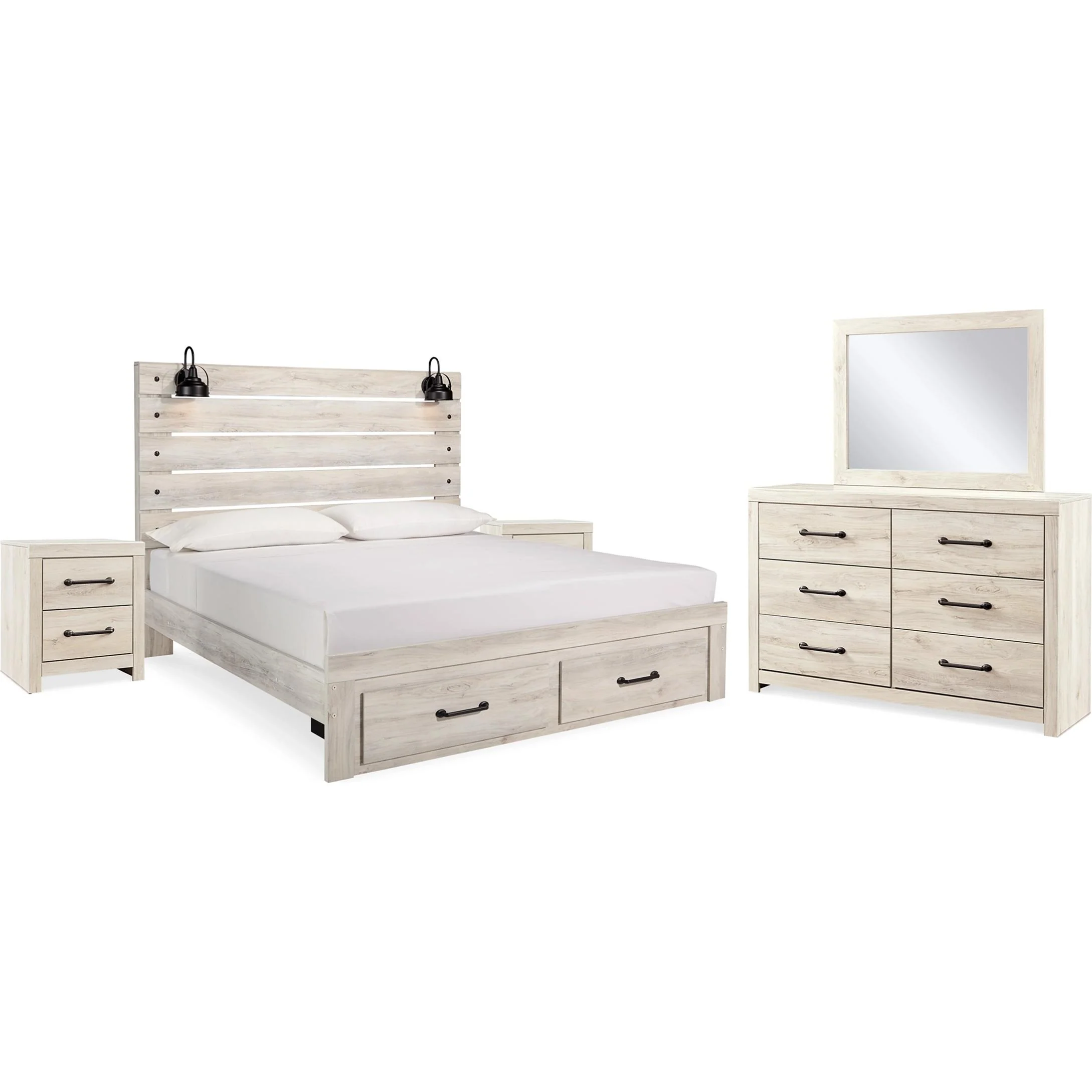 Signature Design by Ashley Cambeck B192B92 7 pc King Storage Panel Bedroom Set - Image 1