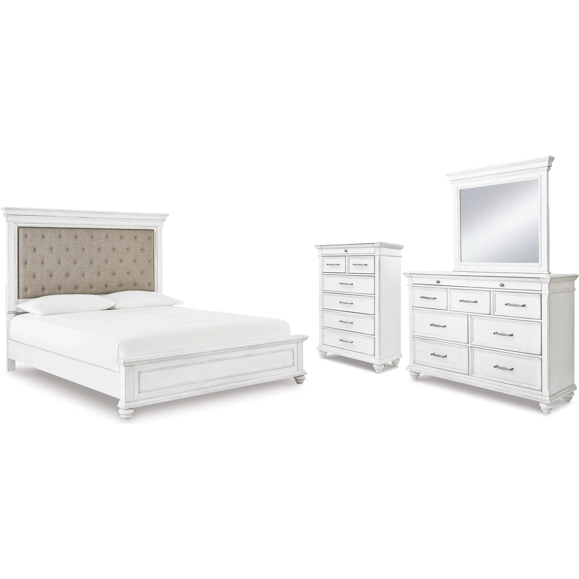 Benchcraft Kanwyn B777B18 6 pc King Panel Bedroom Set - Image 1