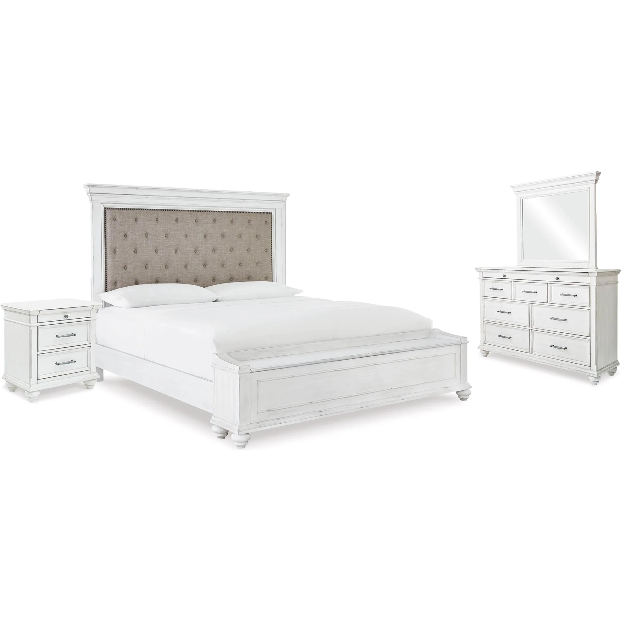 Benchcraft Kanwyn B777B29 8 pc King Panel Bedroom Set - Image 1
