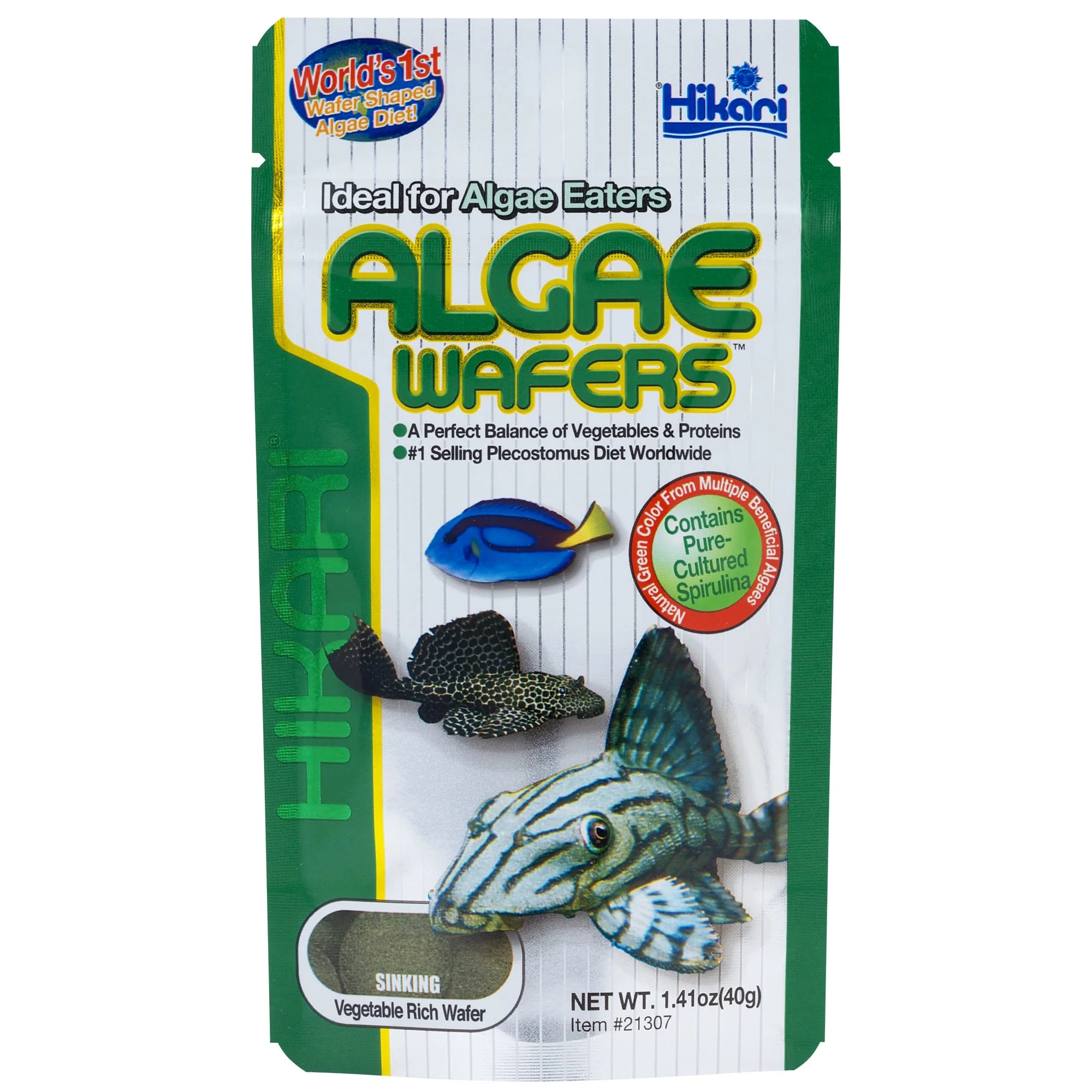 Hikari Sinking Algae Wafers Tropical Fish Food  1.41 Oz - Image 1