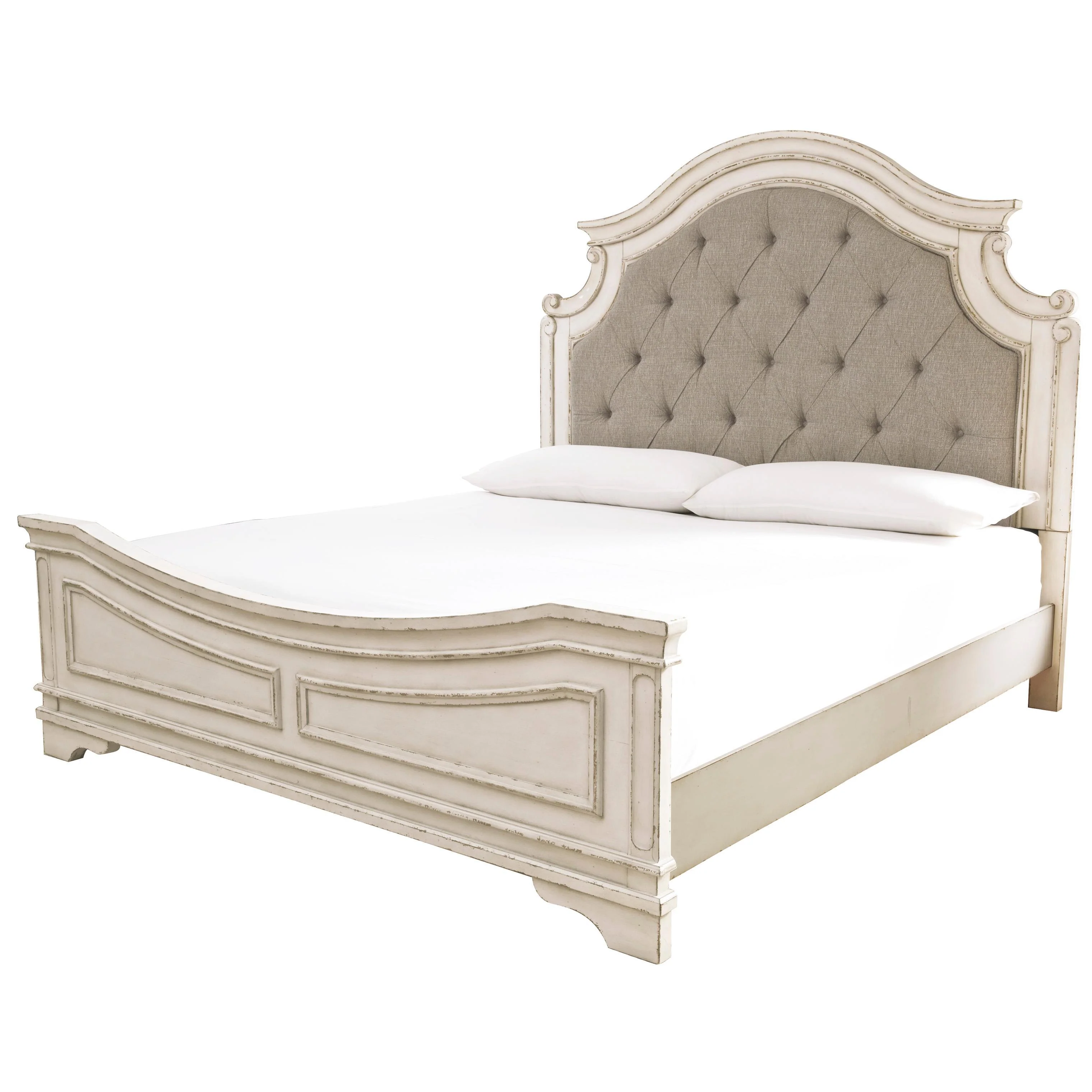 Signature Design by Ashley Realyn B743B68 6 pc King Upholstered Panel Bedroom Set - Image 2