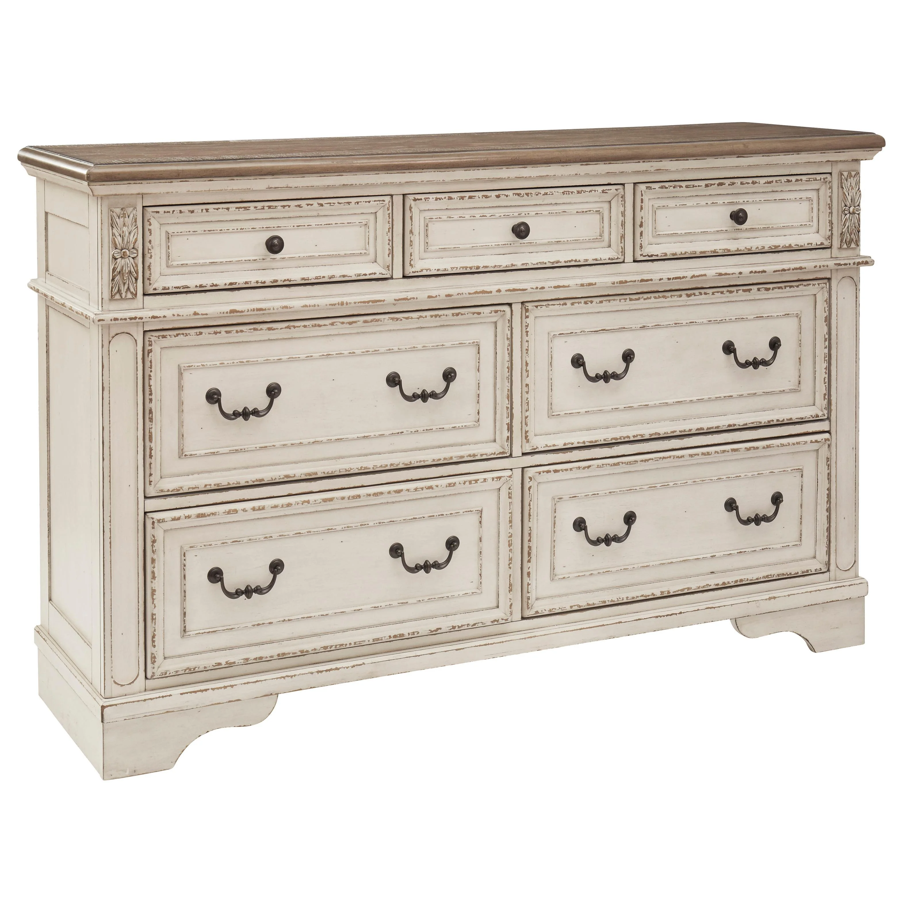 Signature Design by Ashley Realyn B743B68 6 pc King Upholstered Panel Bedroom Set - Image 3