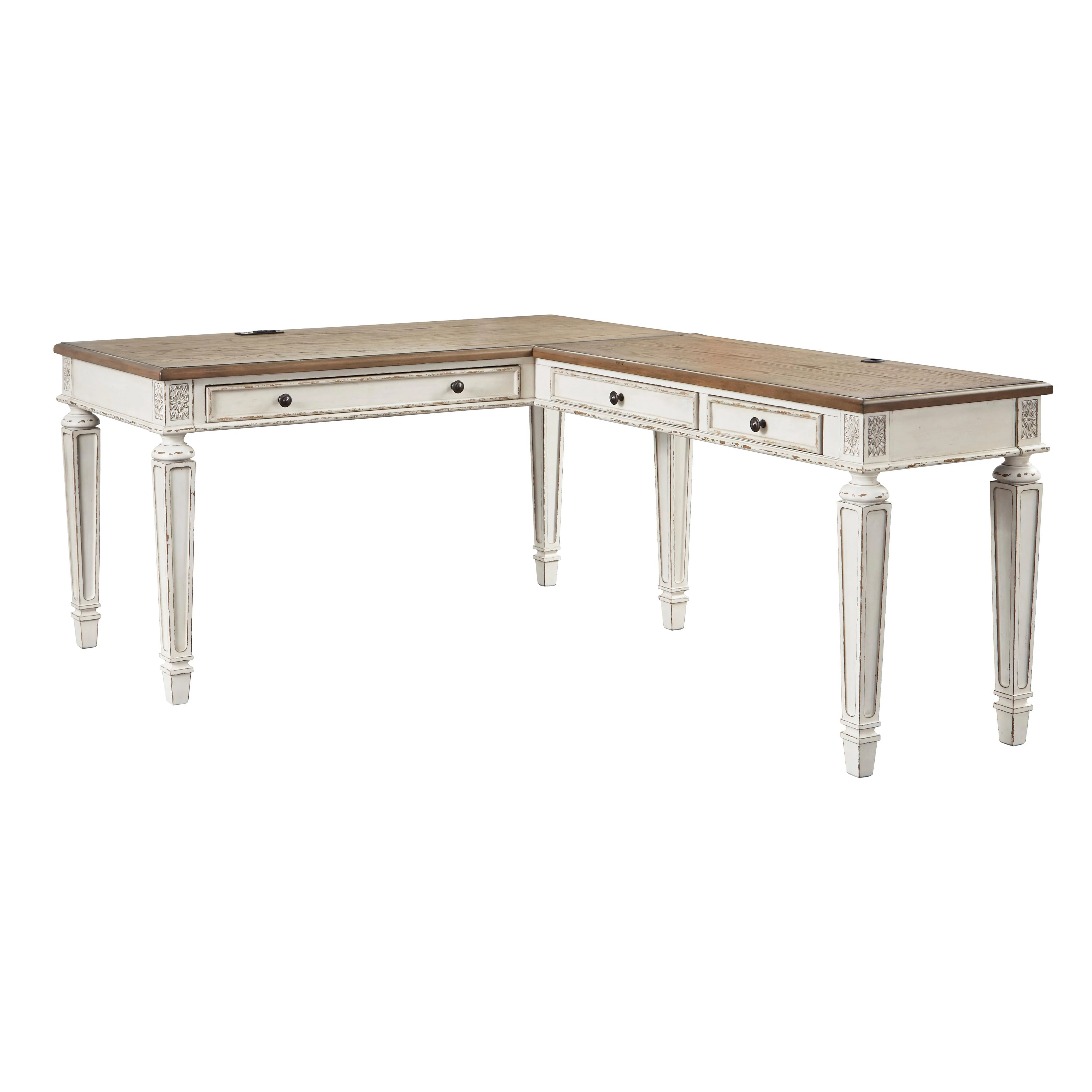 Signature Design by Ashley Realyn H743H3 3 pc Home Office Set - Image 2