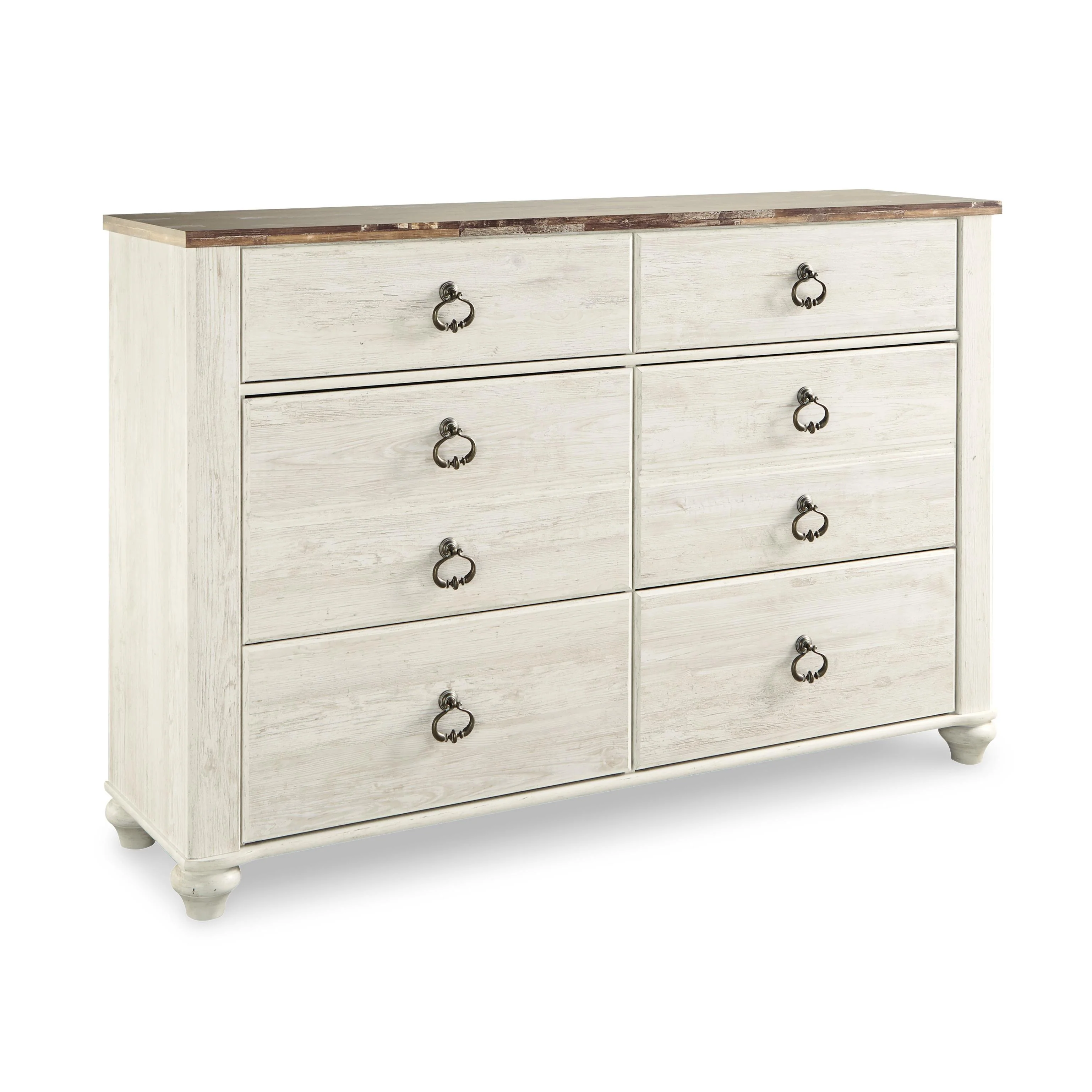Signature Design by Ashley Willowton B267B46 7 pc King Sleigh Bedroom Set - Image 3