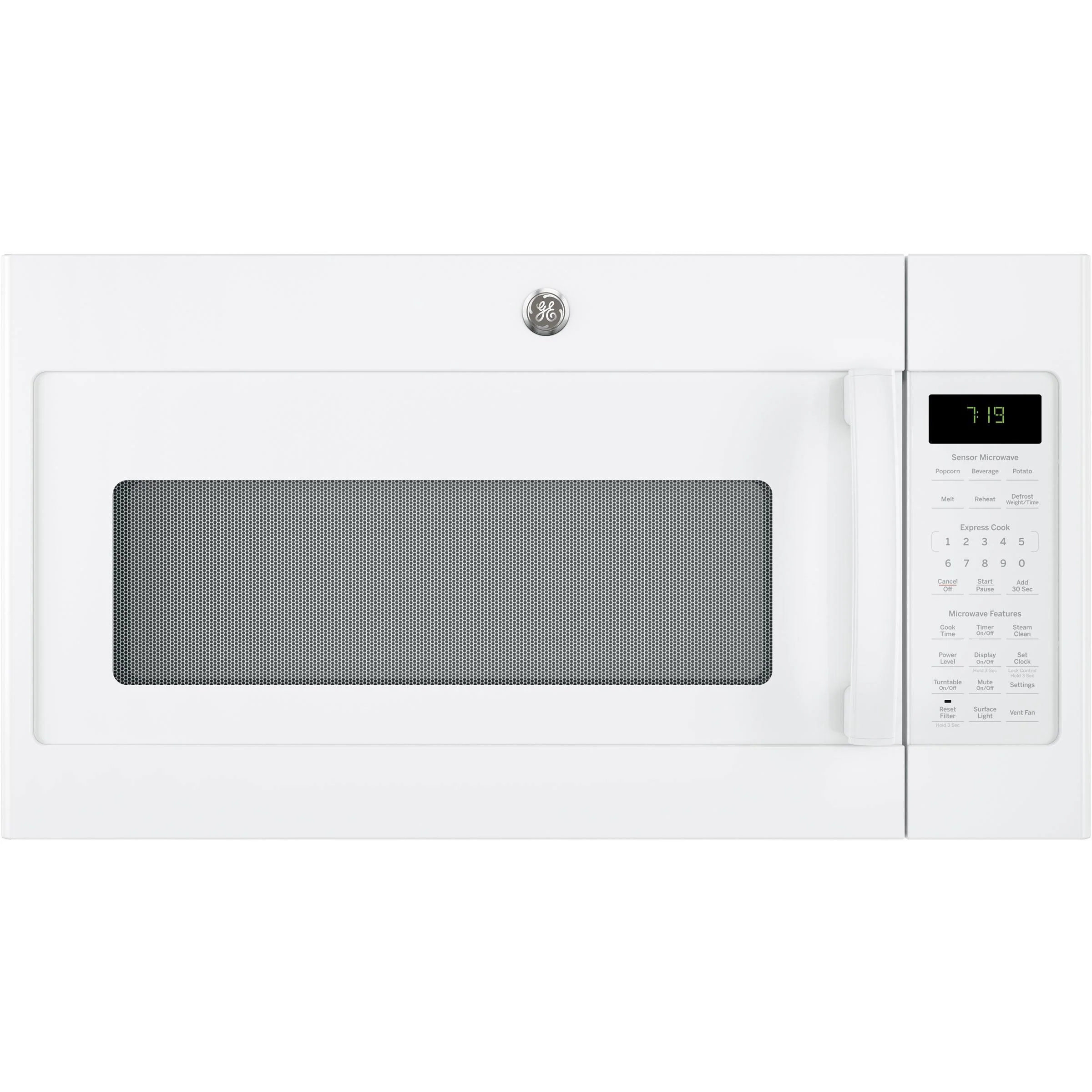 GE 30-inch, 1.9 cu. ft. Over-the-Range Microwave Oven JVM7195DKWW - Image 1