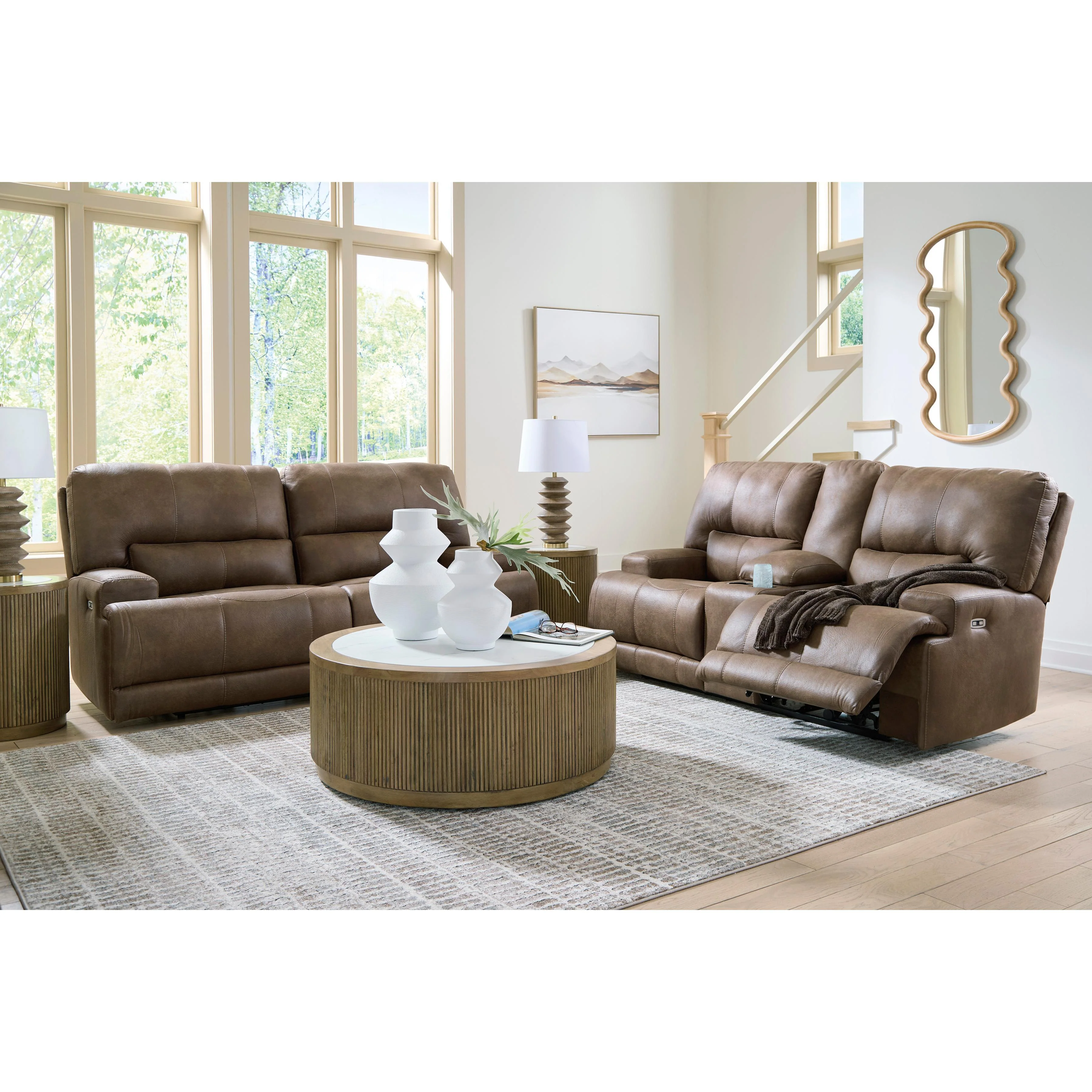 Signature Design by Ashley Beckley Place PC91802 2 pc Power Reclining Living Room Set - Image 1