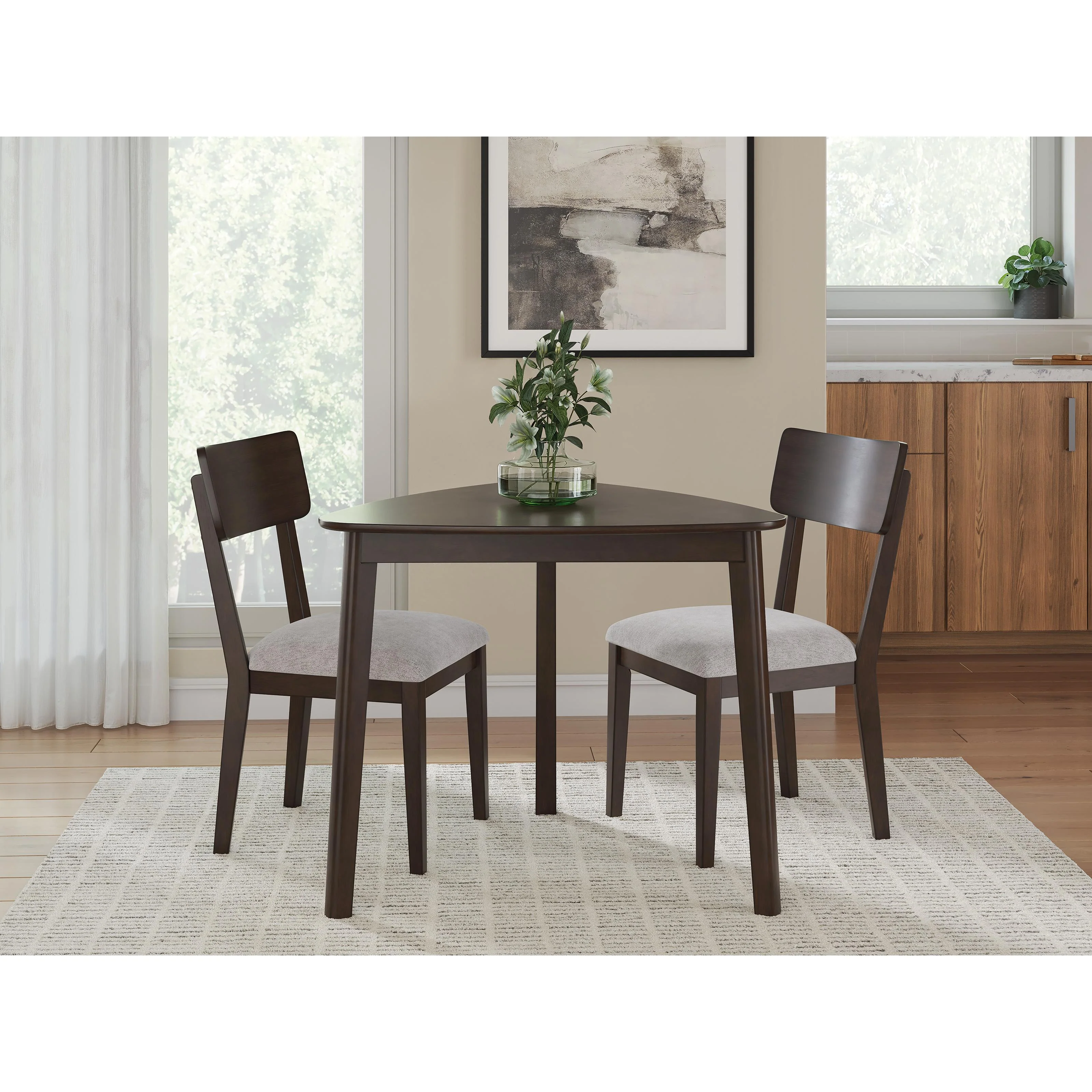 Signature Design by Ashley Mallenette PCD607D1 3 pc Dining Set - Image 1
