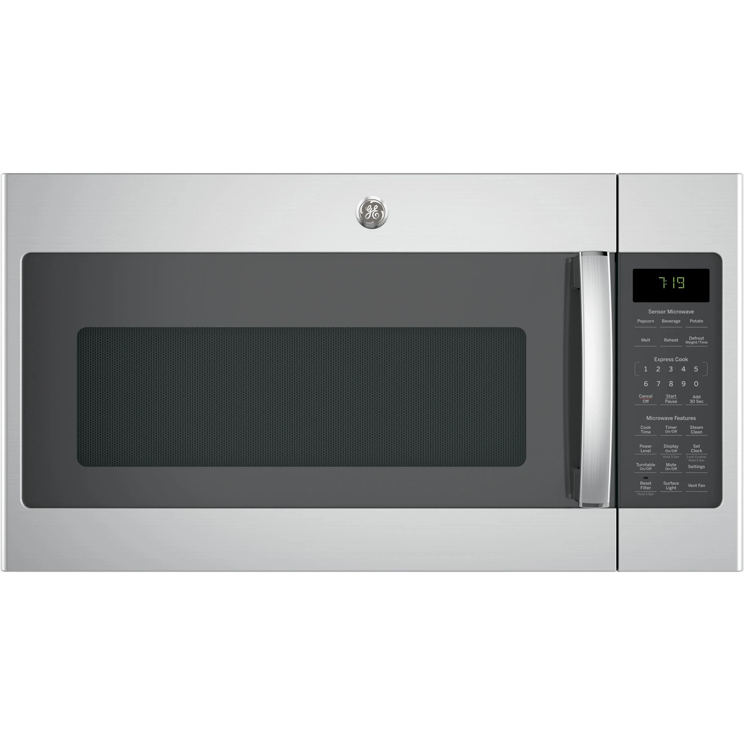 GE 30-inch, 1.9 cu. ft. Over-the-Range Microwave Oven JNM7196SKSS - Image 1
