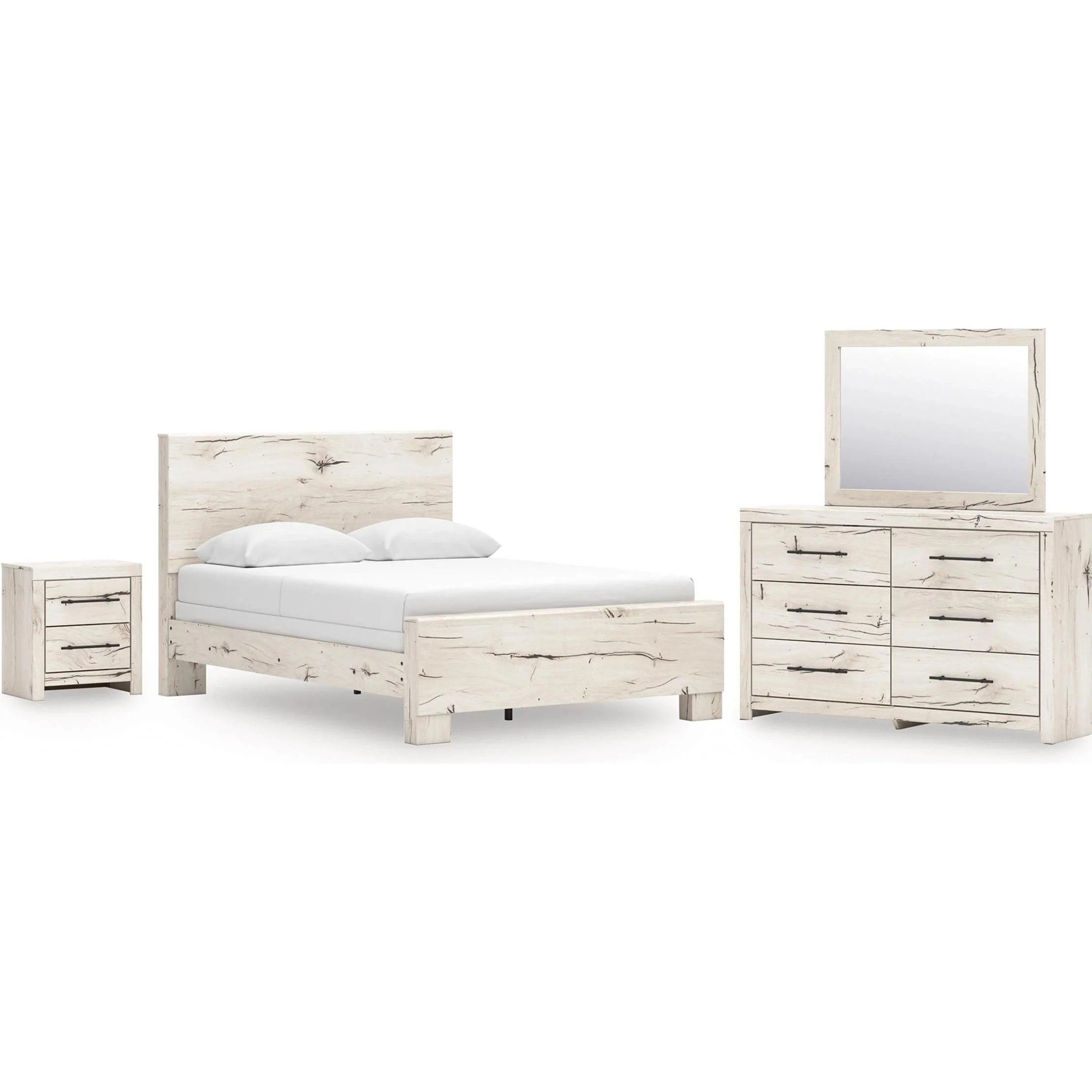Benchcraft Lawroy B2310B44 6 pc King Panel Bedroom Set - Image 1